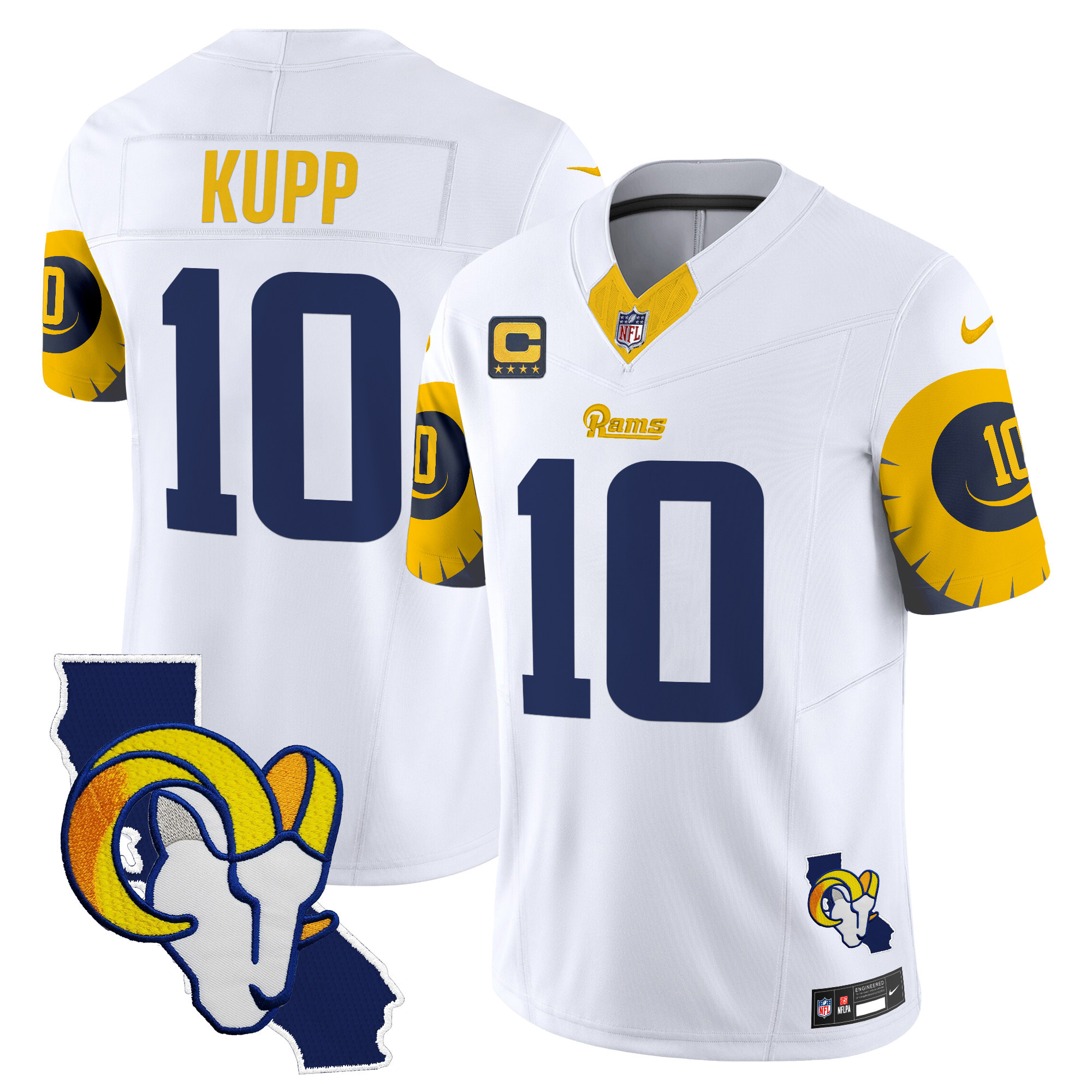 Men's Cooper Kupp Los Angeles Rams Special Vapor Limited White Jersey V2 - All Stitched