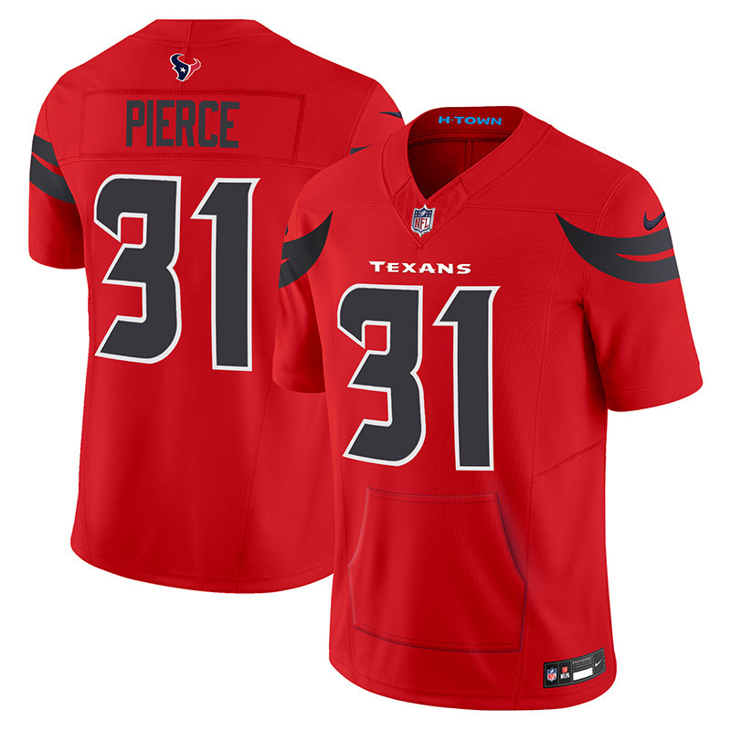 Men's Dameon Pierce Houston Texans 2024 Vapor Hand Warmer Red Jersey - All Stitched