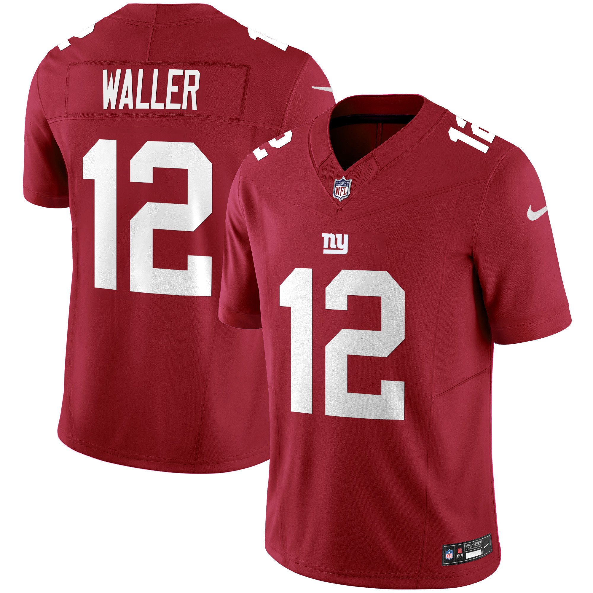 Men's Darren Waller San Francisco Giants Vapor Limited Red Jersey - All Stitched