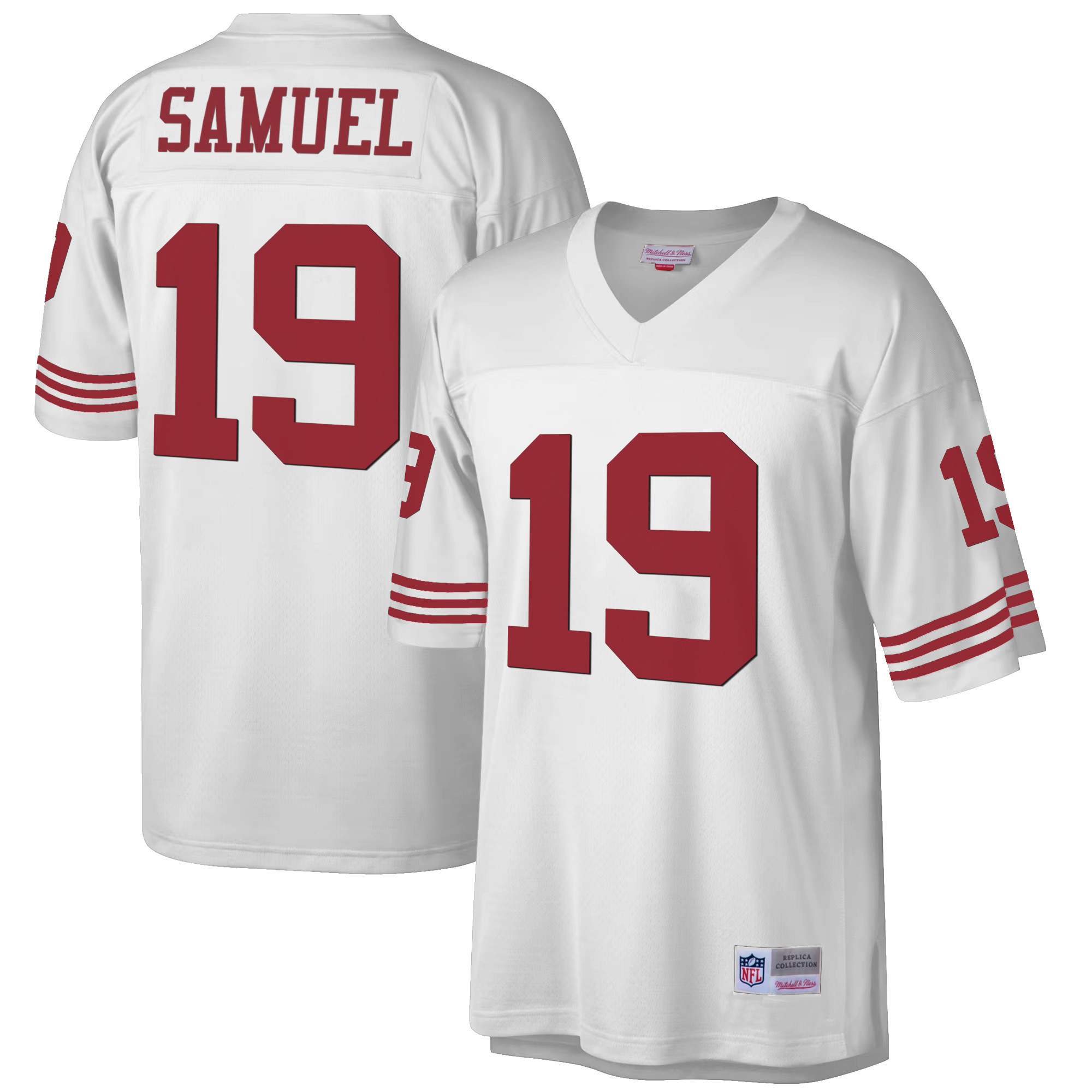 Men's Deebo Samuel San Francisco 49ers 1990 Big & Tall White Jersey - All Stitched