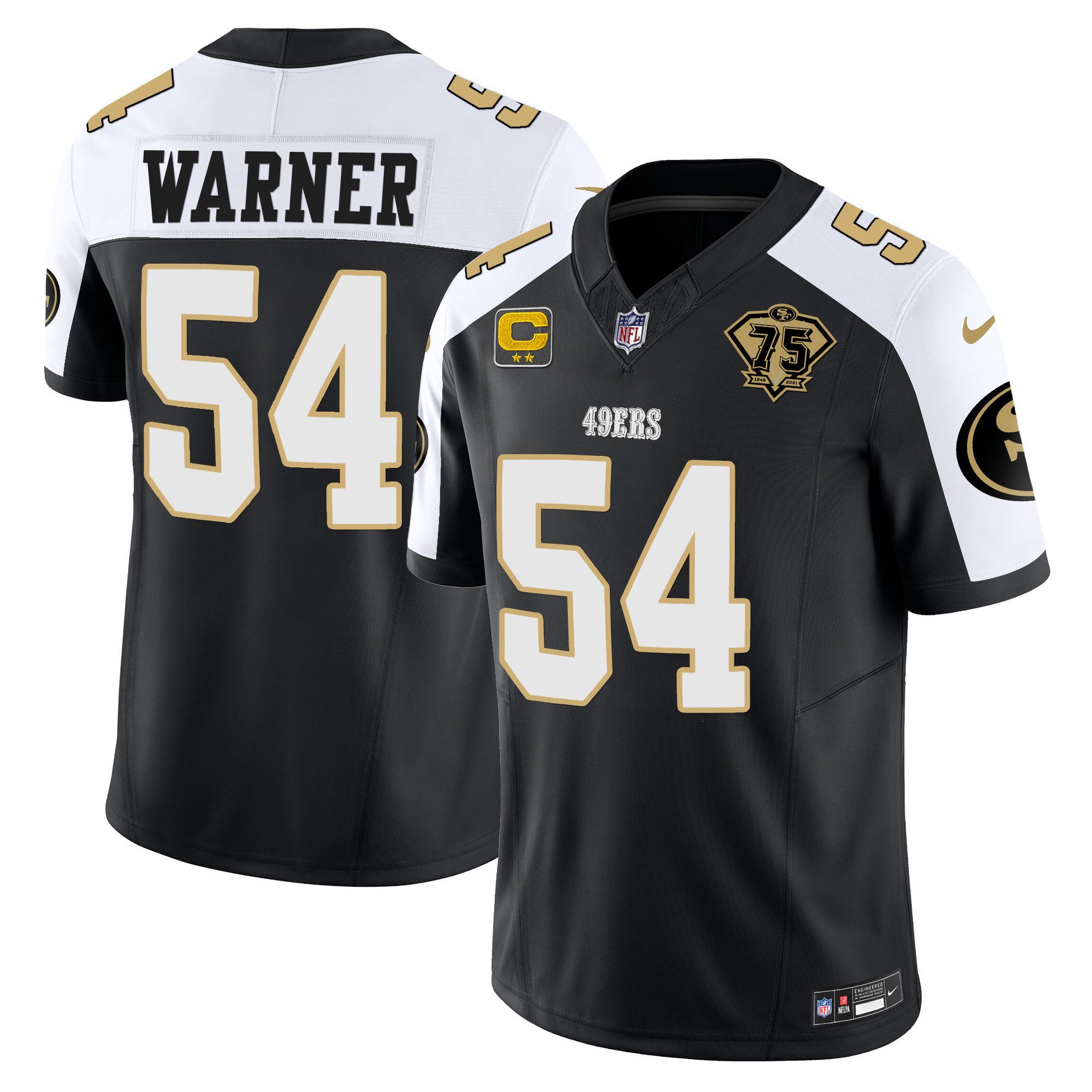 Men's Fred Warner San Francisco 49ers Special Vapor Limited Alternate Jersey - All Stitched