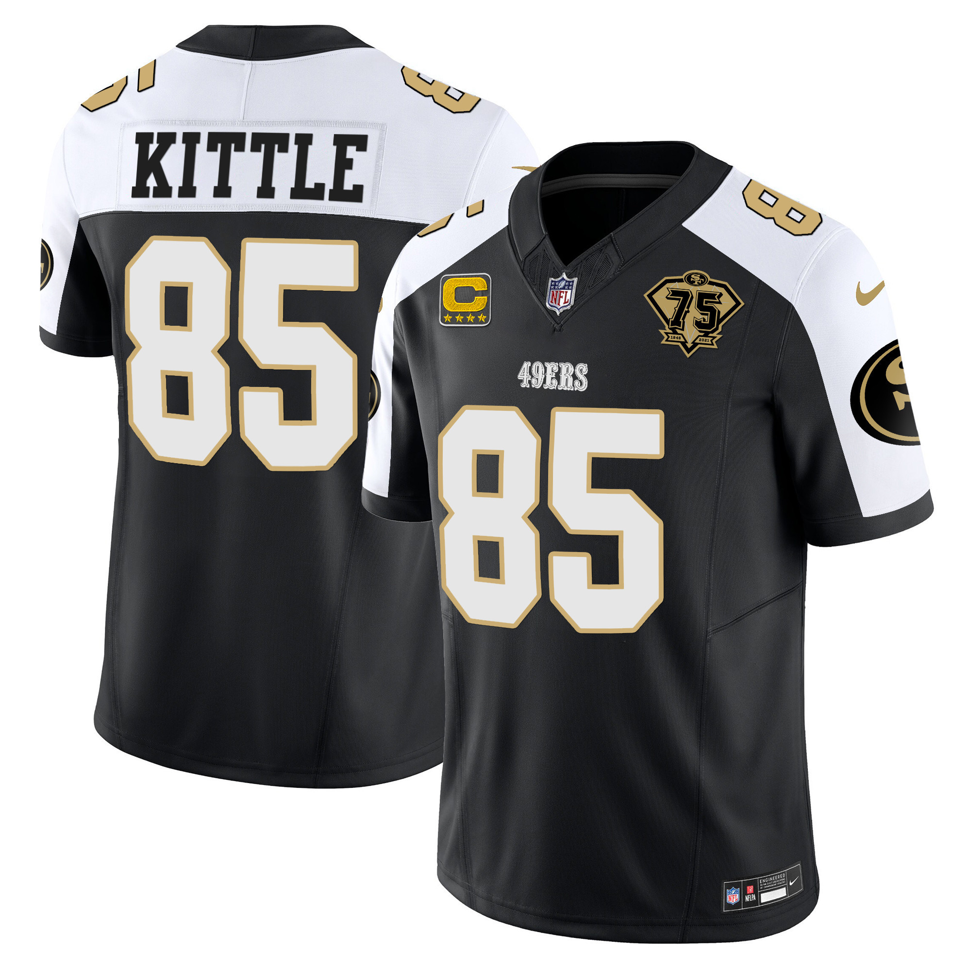 Men's George Kittle San Francisco 49ers Special Vapor Limited Alternate Jersey - All Stitched