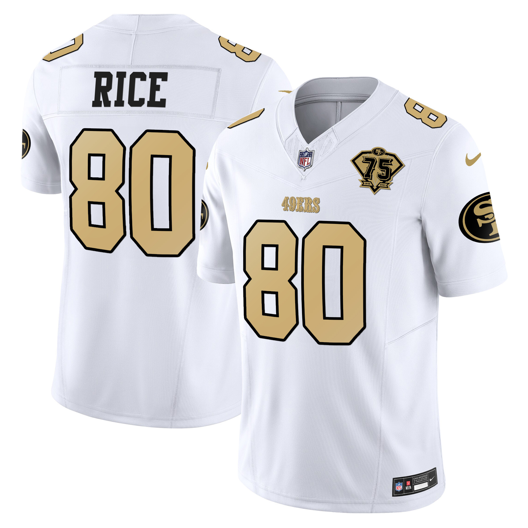 Men's Jerry Rice San Francisco 49ers Special Vapor Limited White Jersey - All Stitched