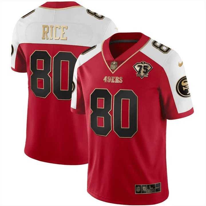 Men's Jerry Rice San Francisco 49ers Vapor Gold Alternate Jersey Collection - All Stitched
