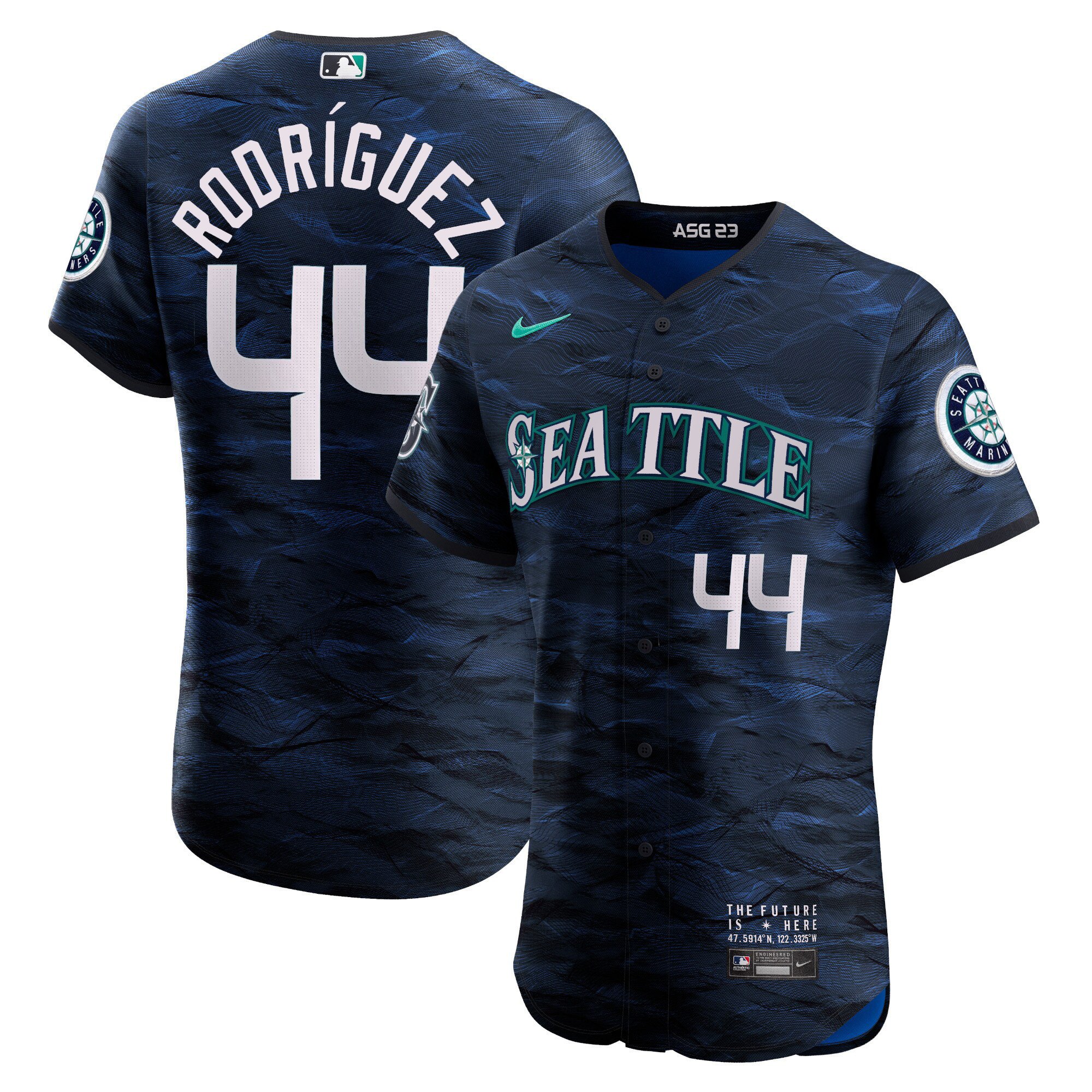 Men's Julio Rodriguez Seattle Mariners 2023 All-Star Game Royal Jersey - All Stitched