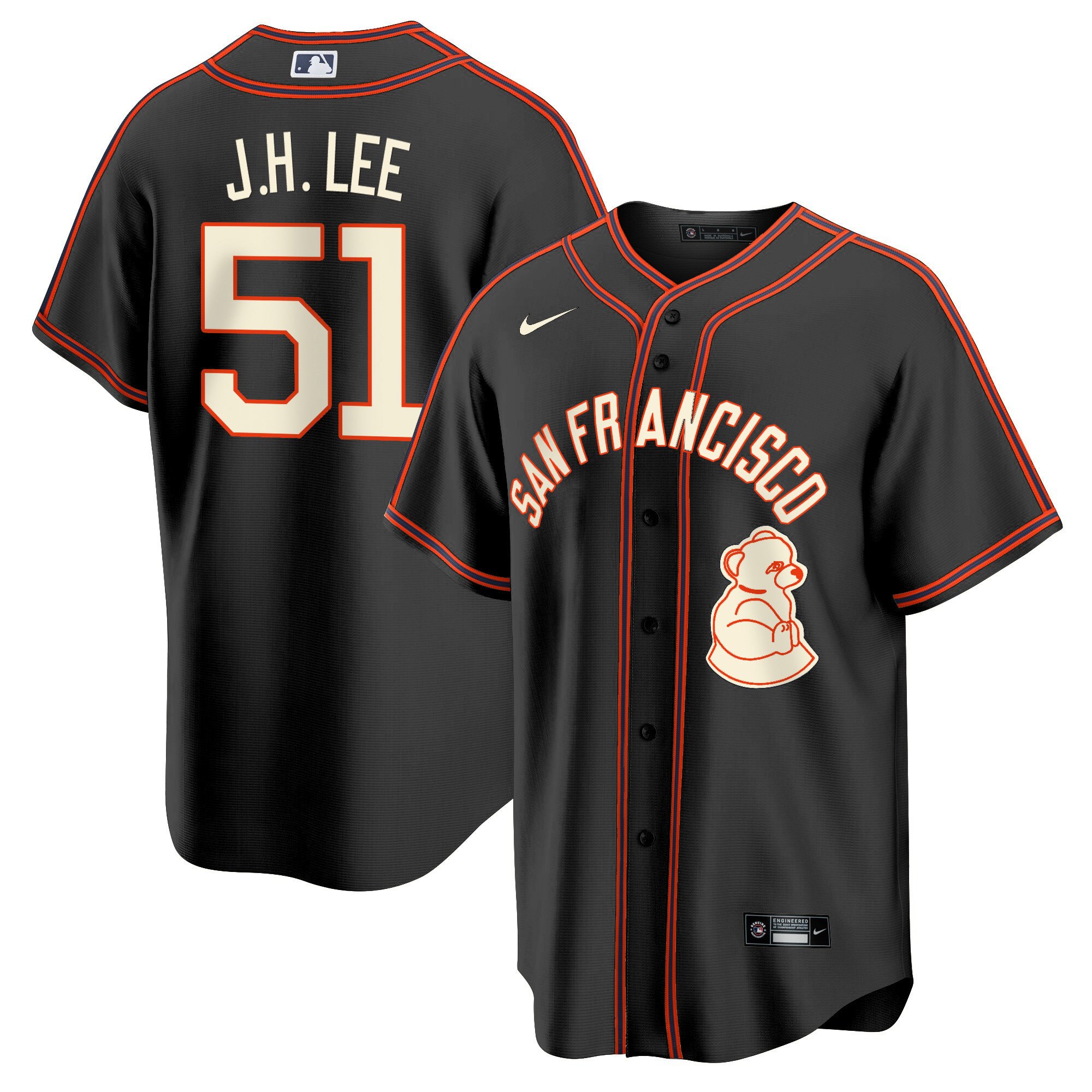 Men's Jung Hoo Lee San Francisco Giants 2024 Rickwood Classic Vapor Premier Limited Black Jersey - All Stitched