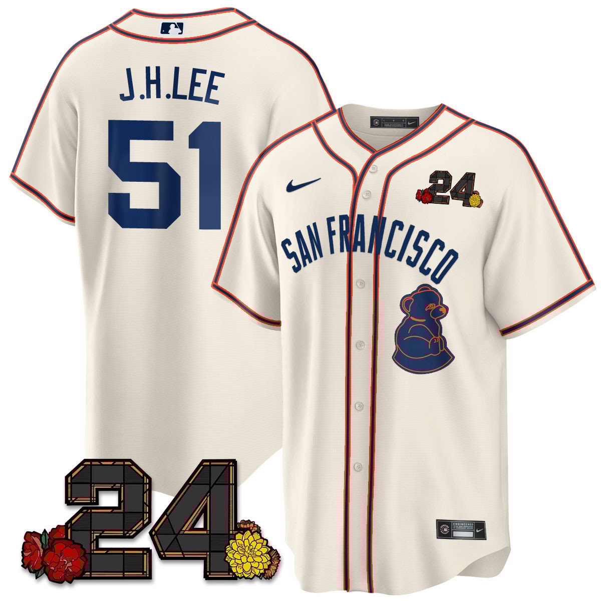 Men's Jung Hoo Lee San Francisco Giants 2024 Willie Mays Patch Vapor Premier Limited Cream Jersey V2 - All Stitched