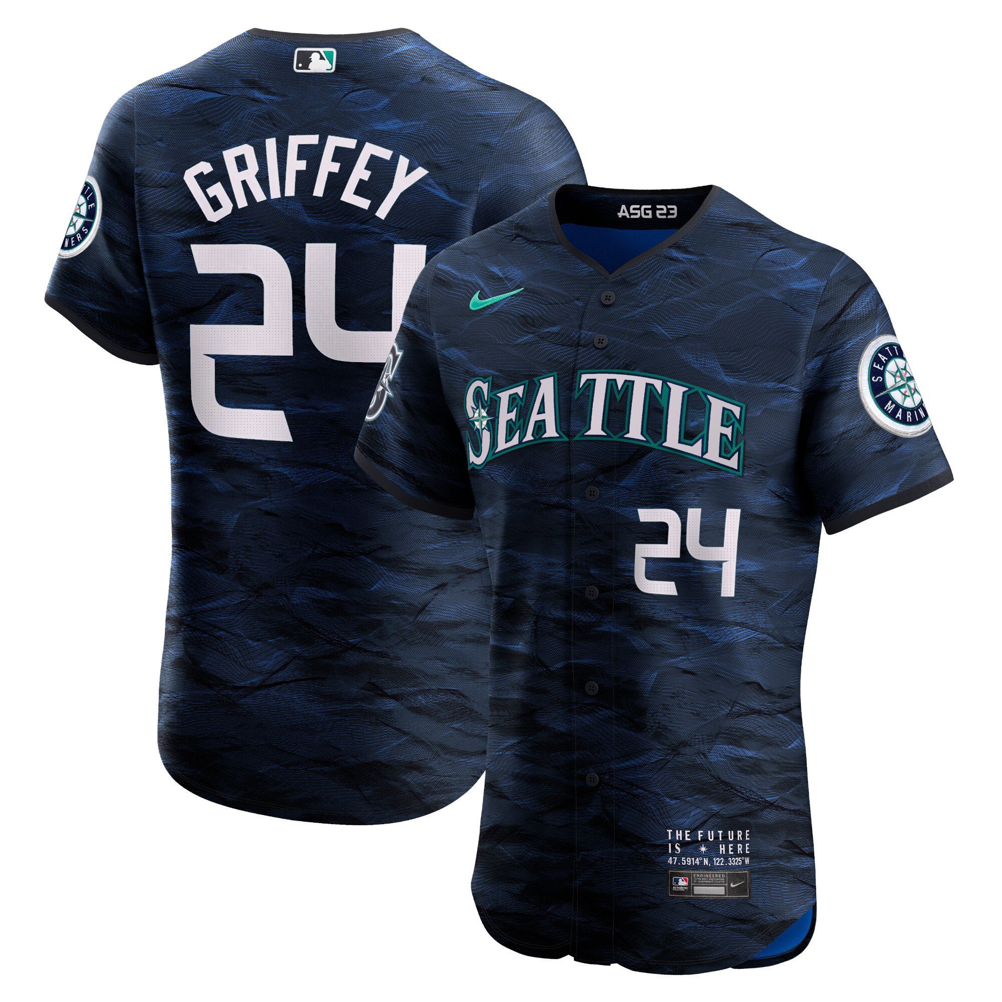 Men's Ken Griffey Jr. Seattle Mariners 2023 All-Star Game Royal Jersey - All Stitched