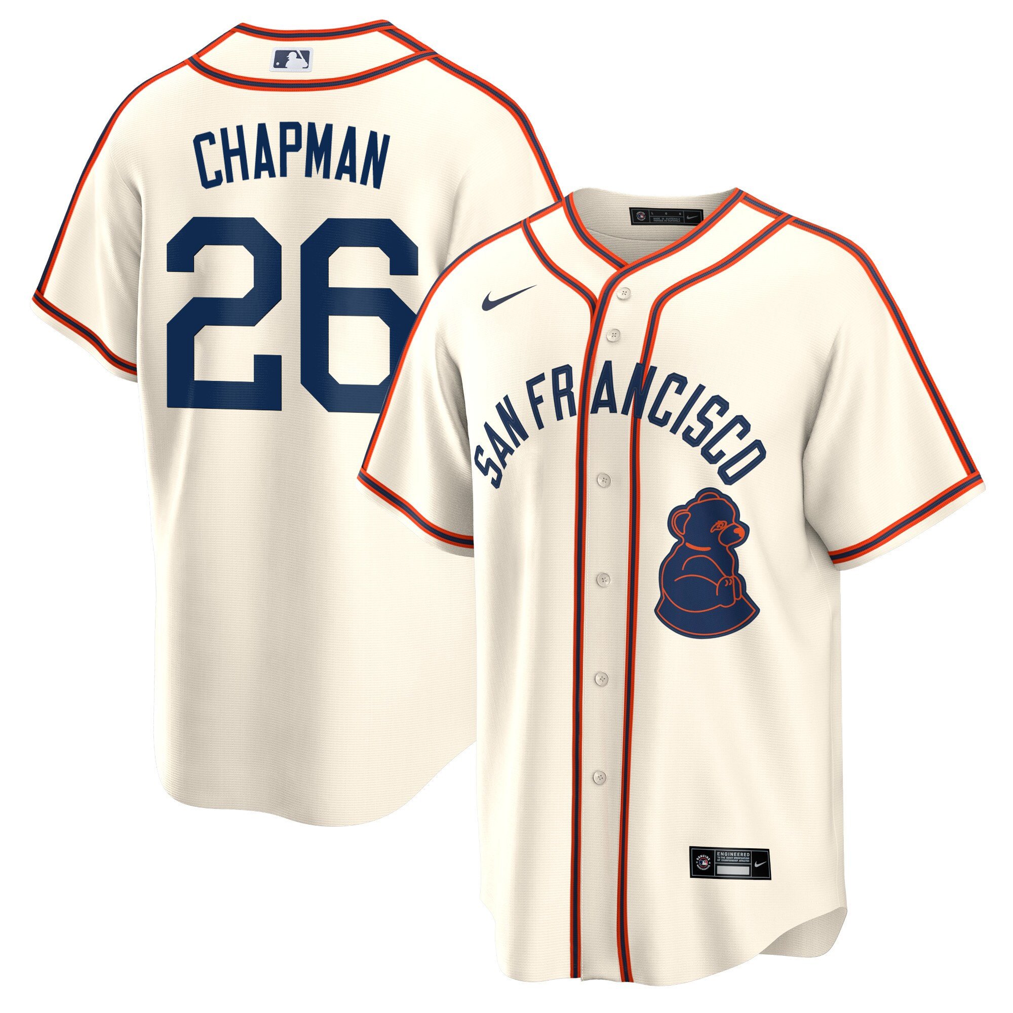 Men's Matt Chapman San Francisco Giants 2024 Rickwood Classic Vapor Premier Limited Cream Jersey - All Stitched