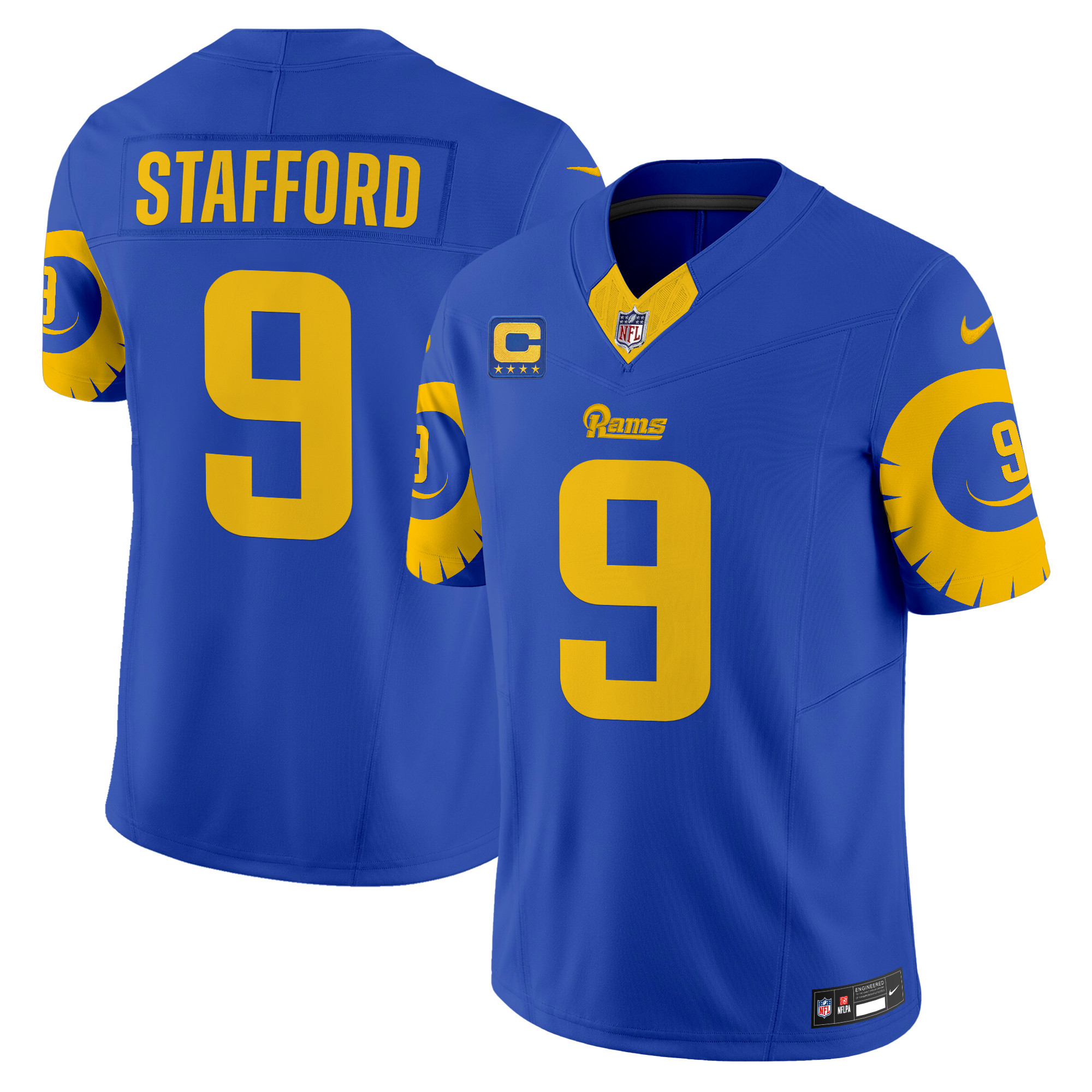 Men's Matthew Stafford Los Angeles Rams Special Vapor Limited Royal Jersey - All Stitched