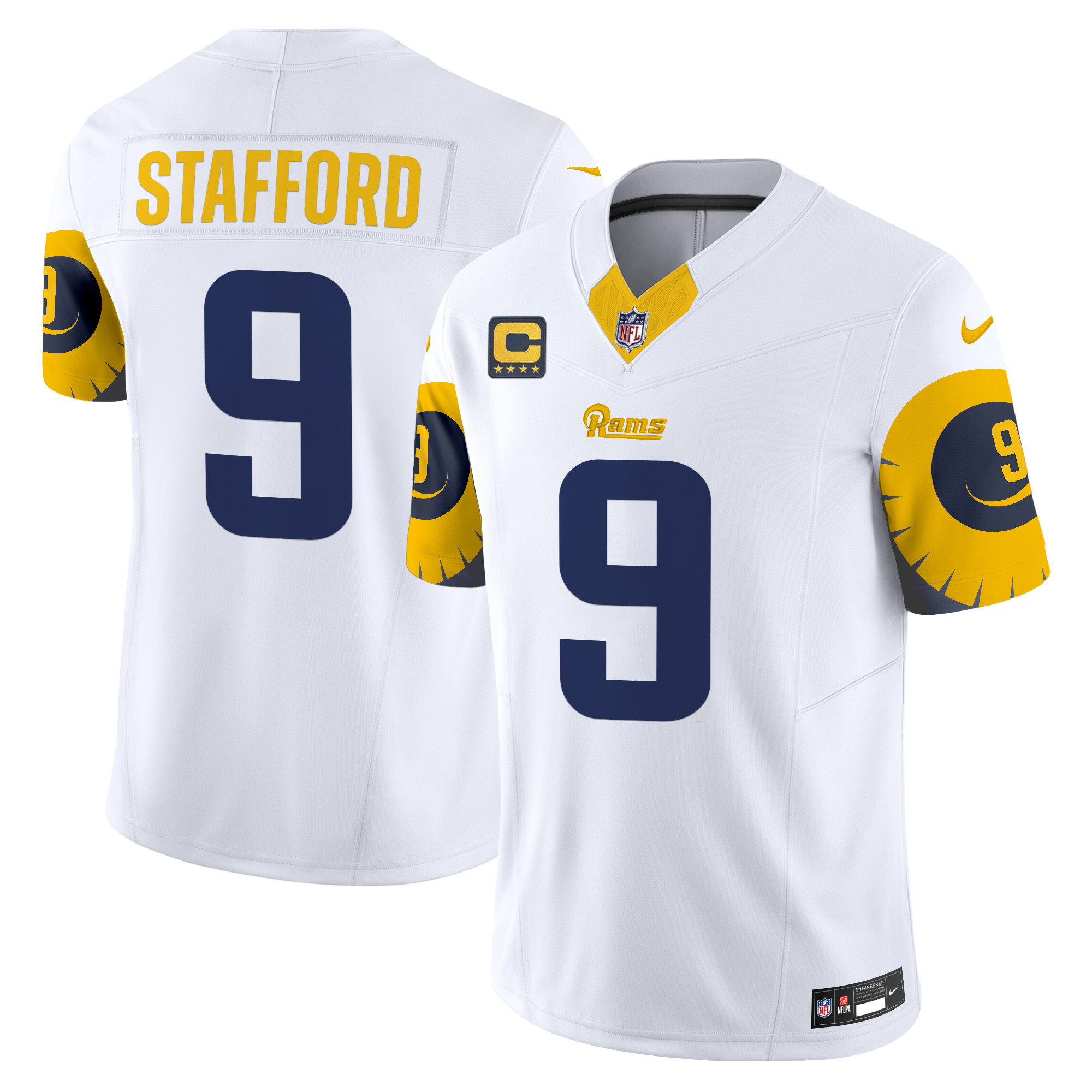 Men's Matthew Stafford Los Angeles Rams Special Vapor Limited White Jersey - All Stitched