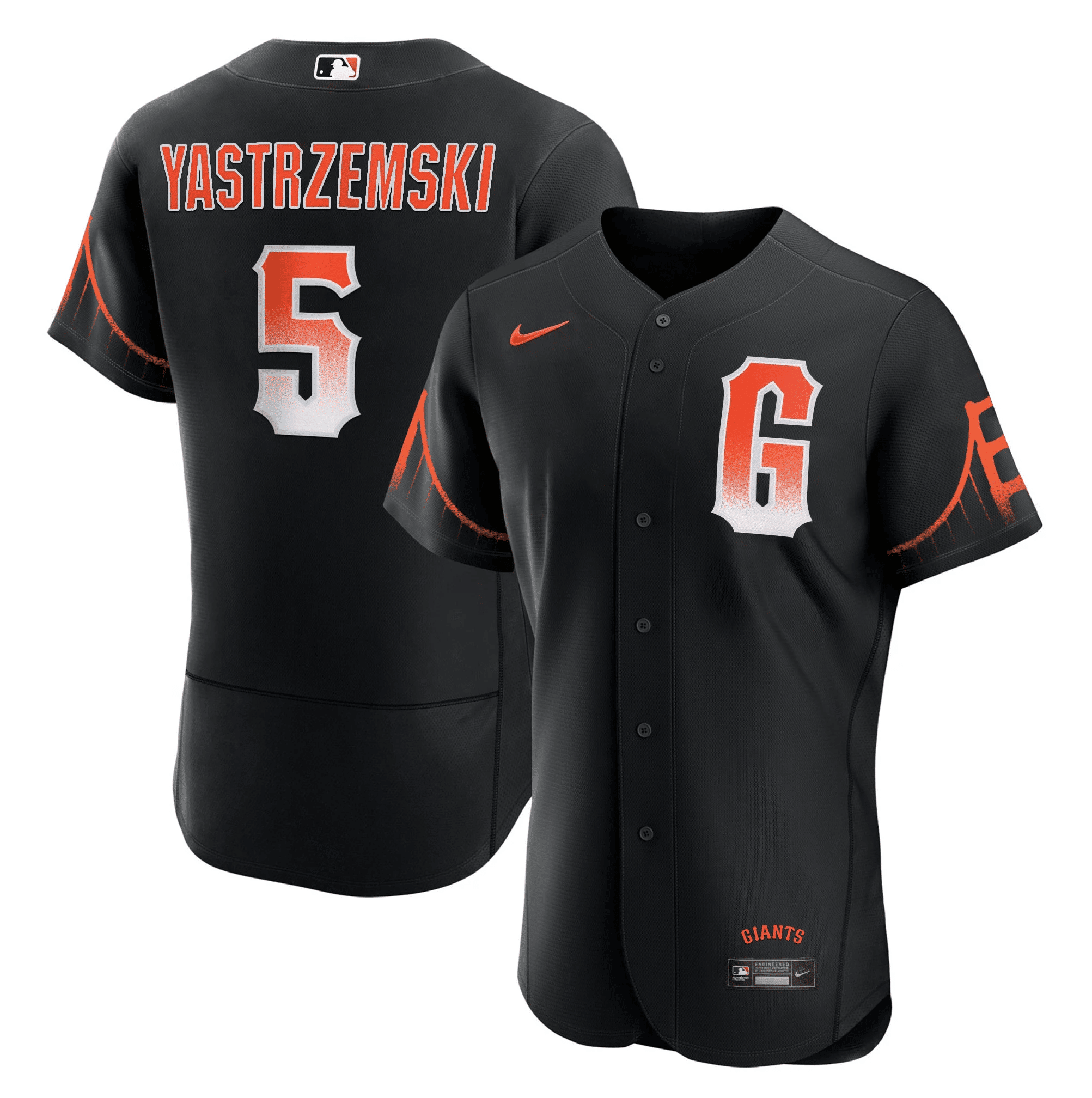 Men's Mike Yastrzemski San Francisco Giants 2023 Black City Connect Black Jersey - All Stitched