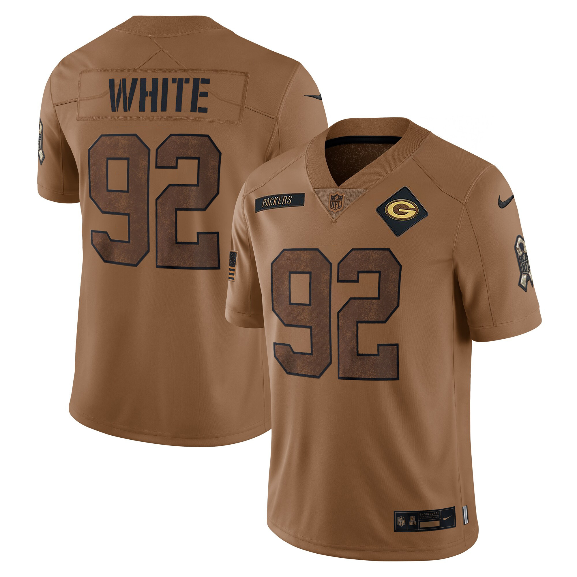 Men's Reggie White Green Bay Packers 2023 Salute To Service Limited Salute To Service Jersey - All Stitched