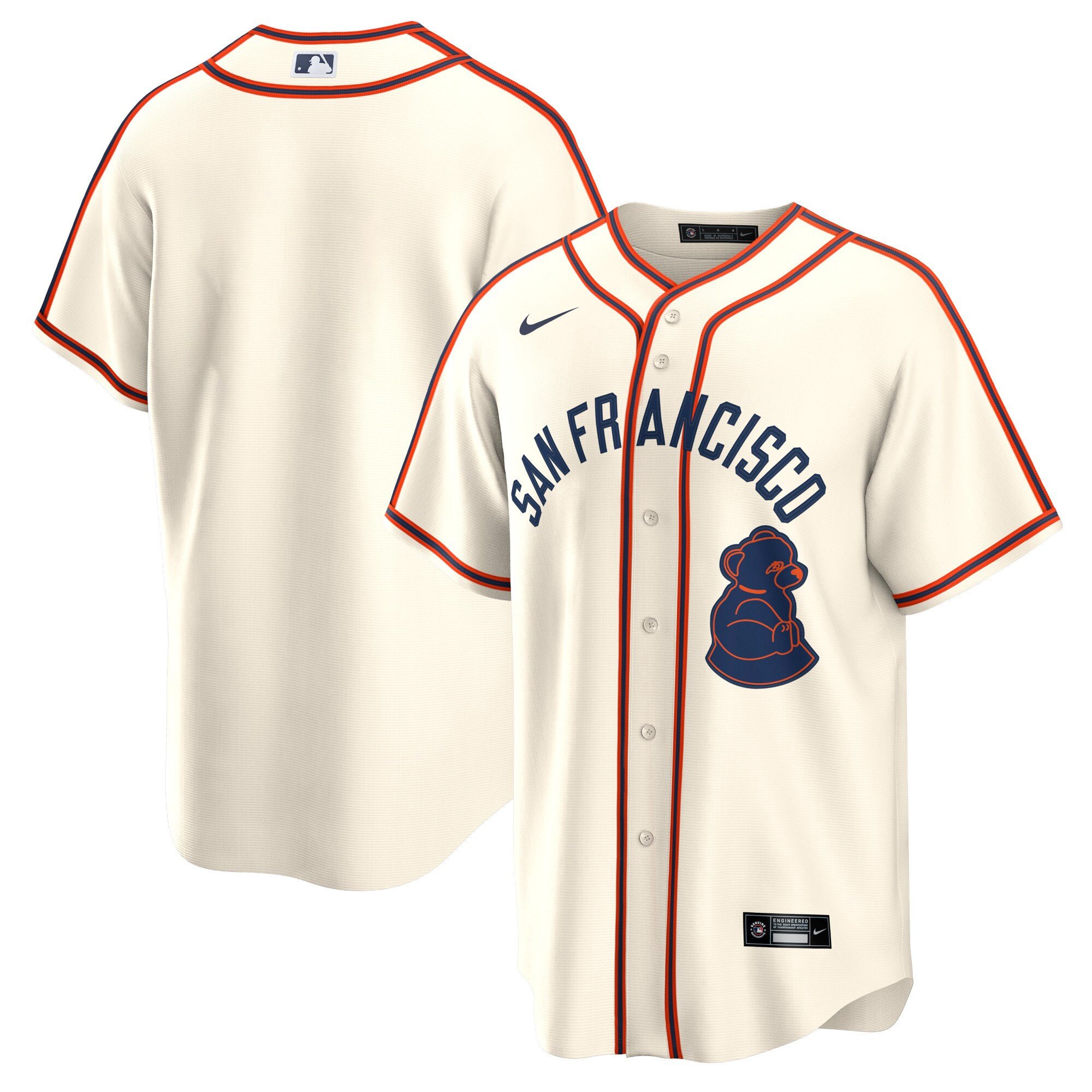 Men's San Francisco Giants 2024 Rickwood Classic Vapor Premier Limited Cream Jersey - All Stitched