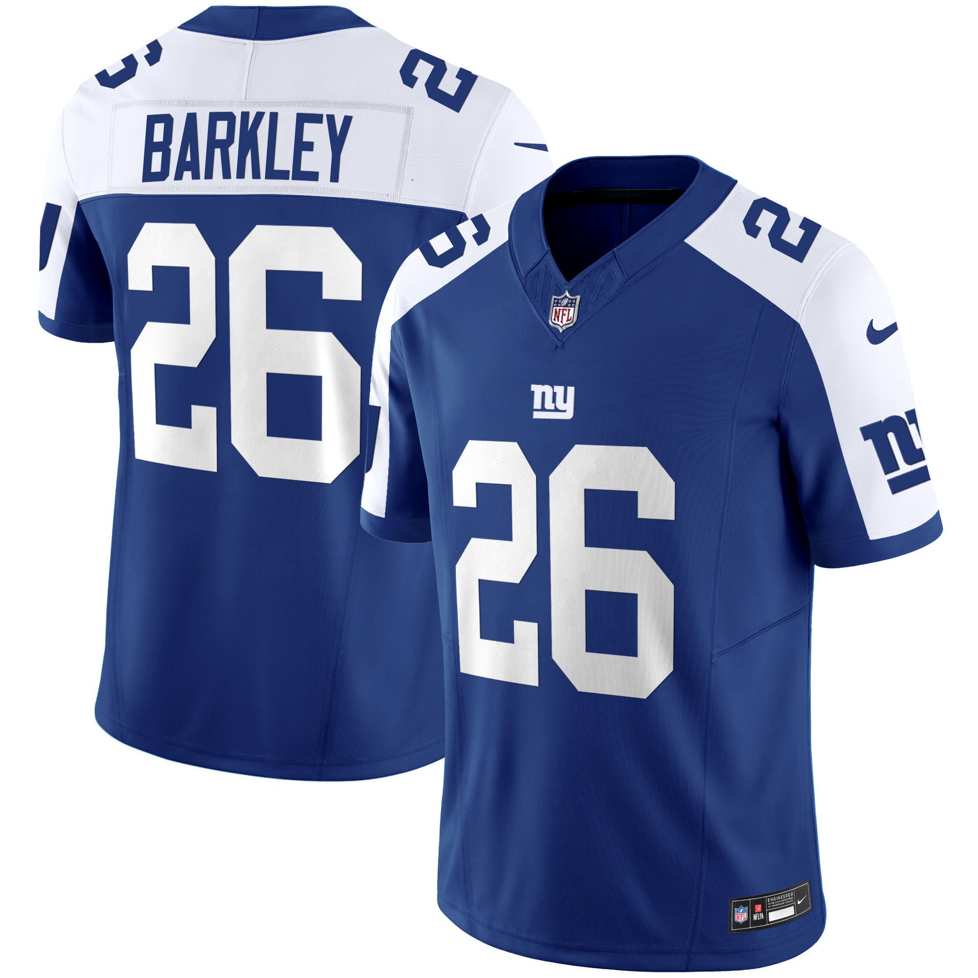 Men's Saquon Barkley San Francisco Giants Vapor Limited Alternate Jersey - All Stitched