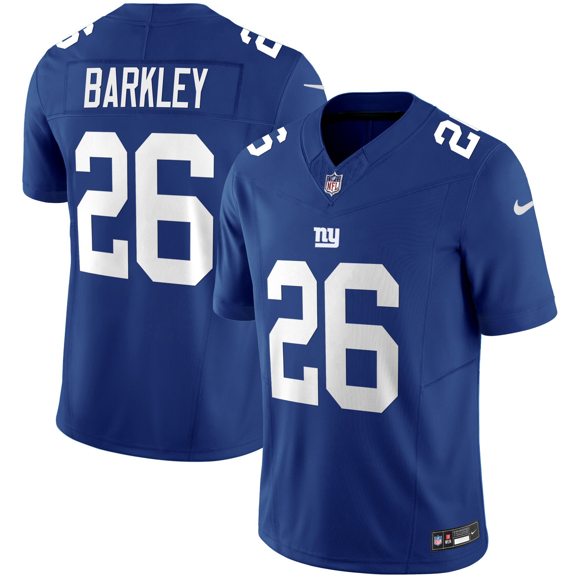 Men's Saquon Barkley San Francisco Giants Vapor Limited Royal Jersey - All Stitched