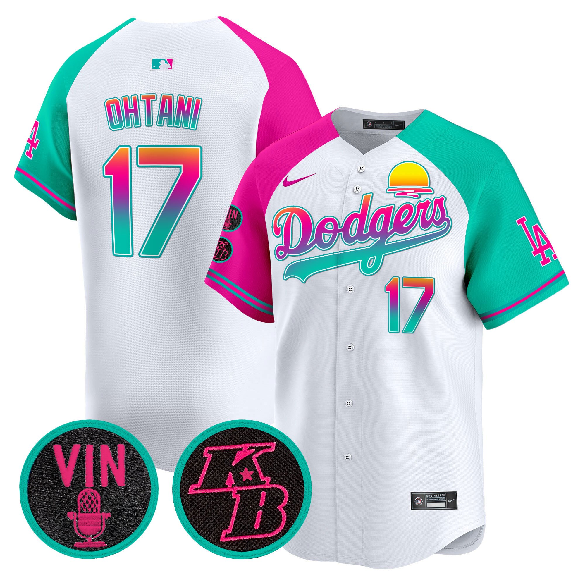 Men's Shohei Ohtani Los Angeles Dodgers 2024 Los Angeles City Style Vapor Premier Limited Alternate Jersey V2 - All Stitched