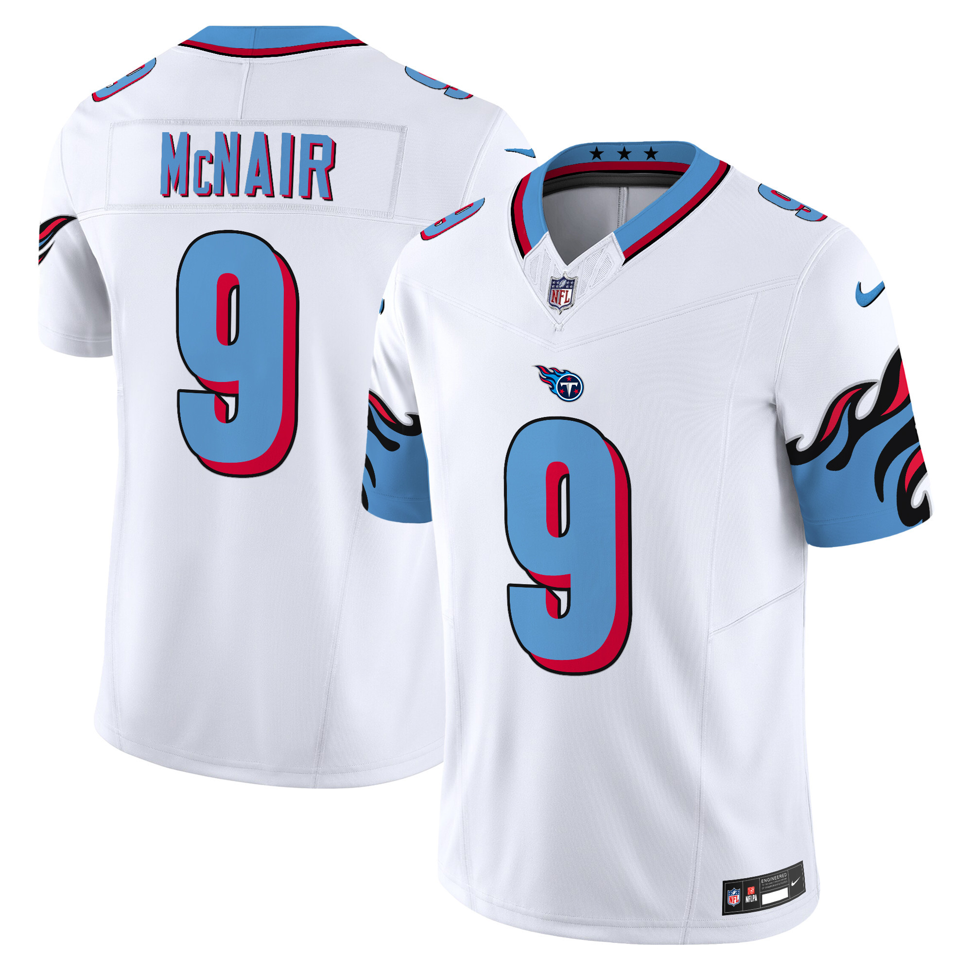 Men's Steve Mcnair Tennessee Titans Special Vapor Limited White Jersey - All Stitched
