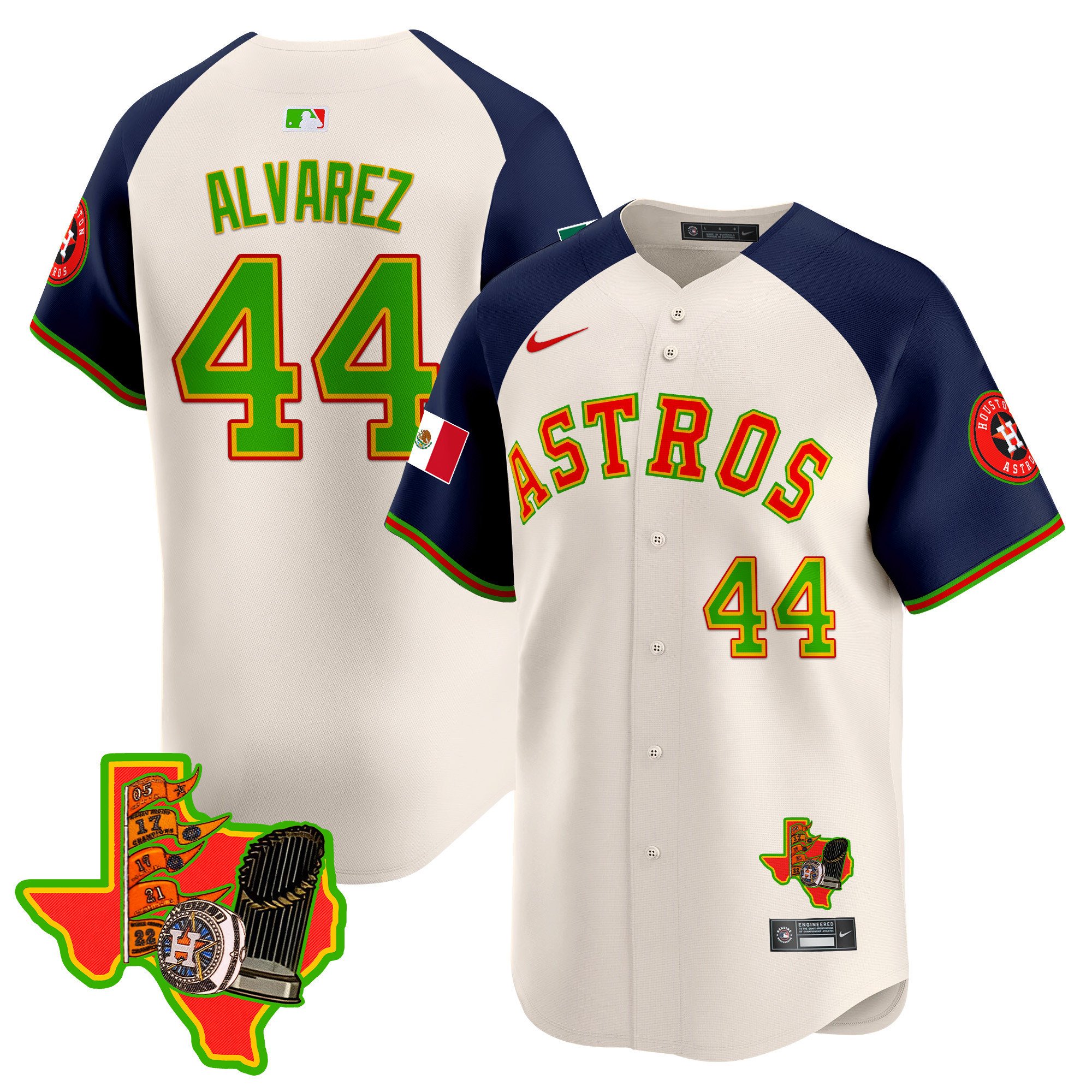 Men's Yordan Â¡lvarez Houston Astros The Loteria Vapor Premier Limited Alternate Jersey - All Stitched