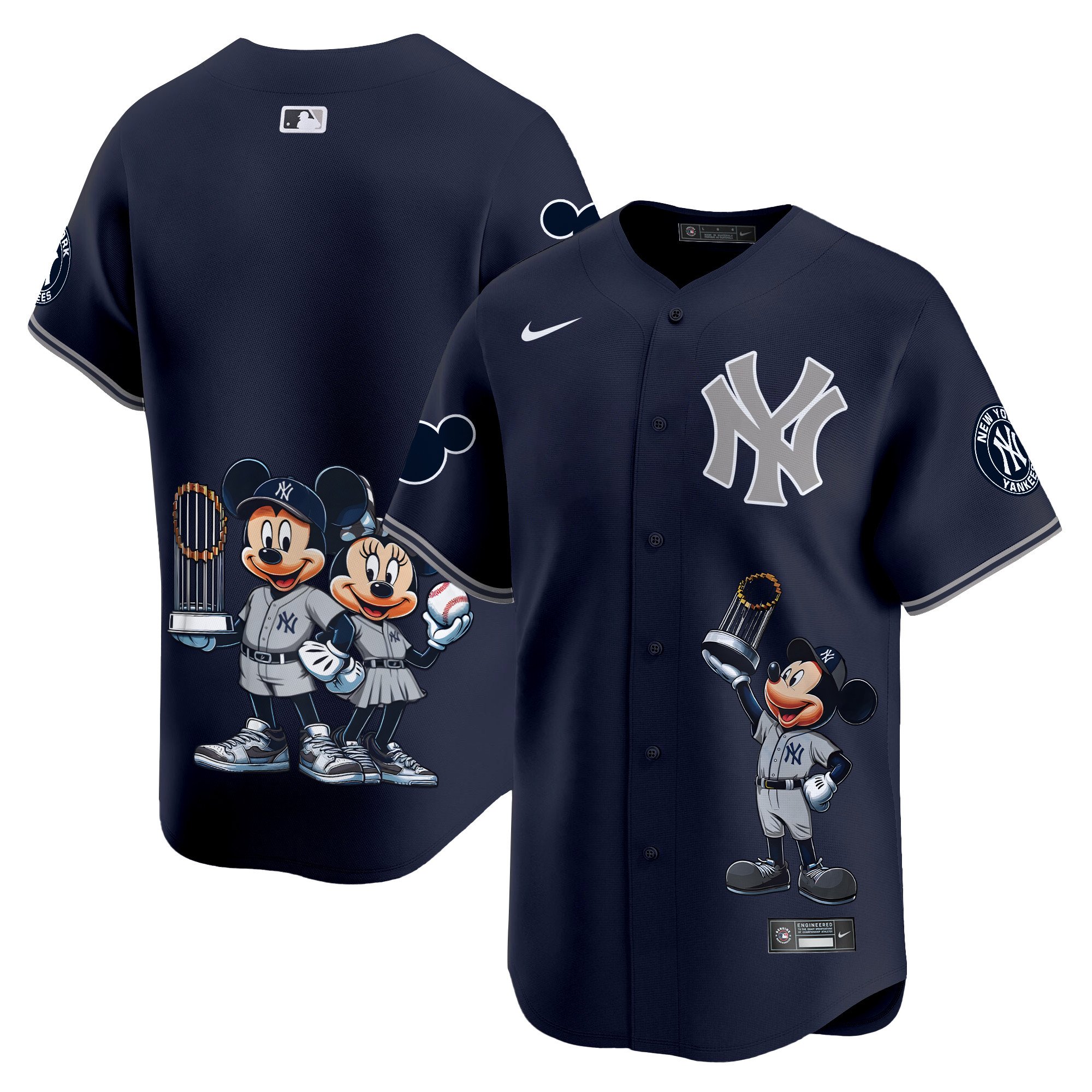 Unisex New York Yankees Mickey Vapor Premier Limited Alternate Jersey - Printed