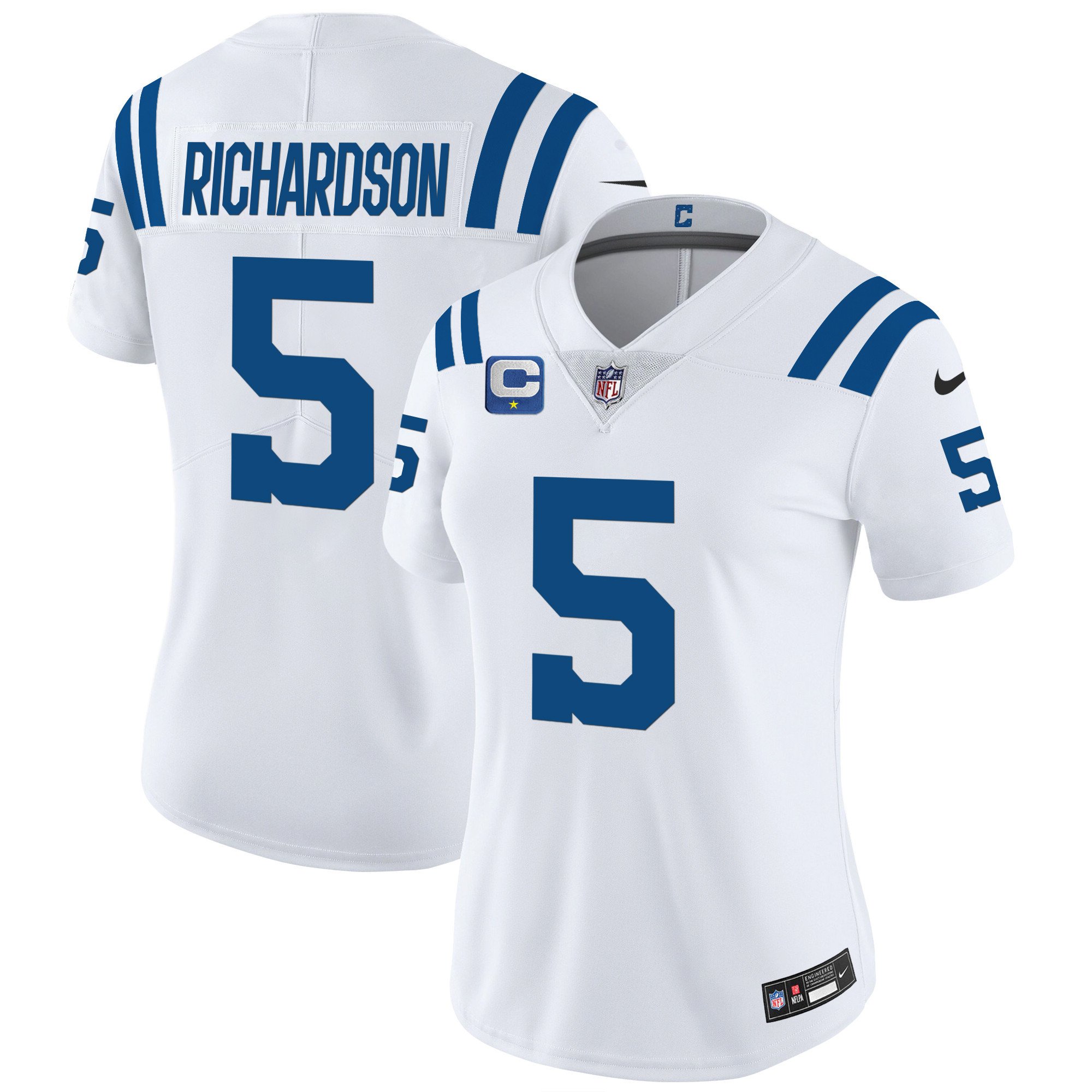 Women's Anthony Richardson Indianapolis Colts Vapor Limited White Jersey - All Stitched