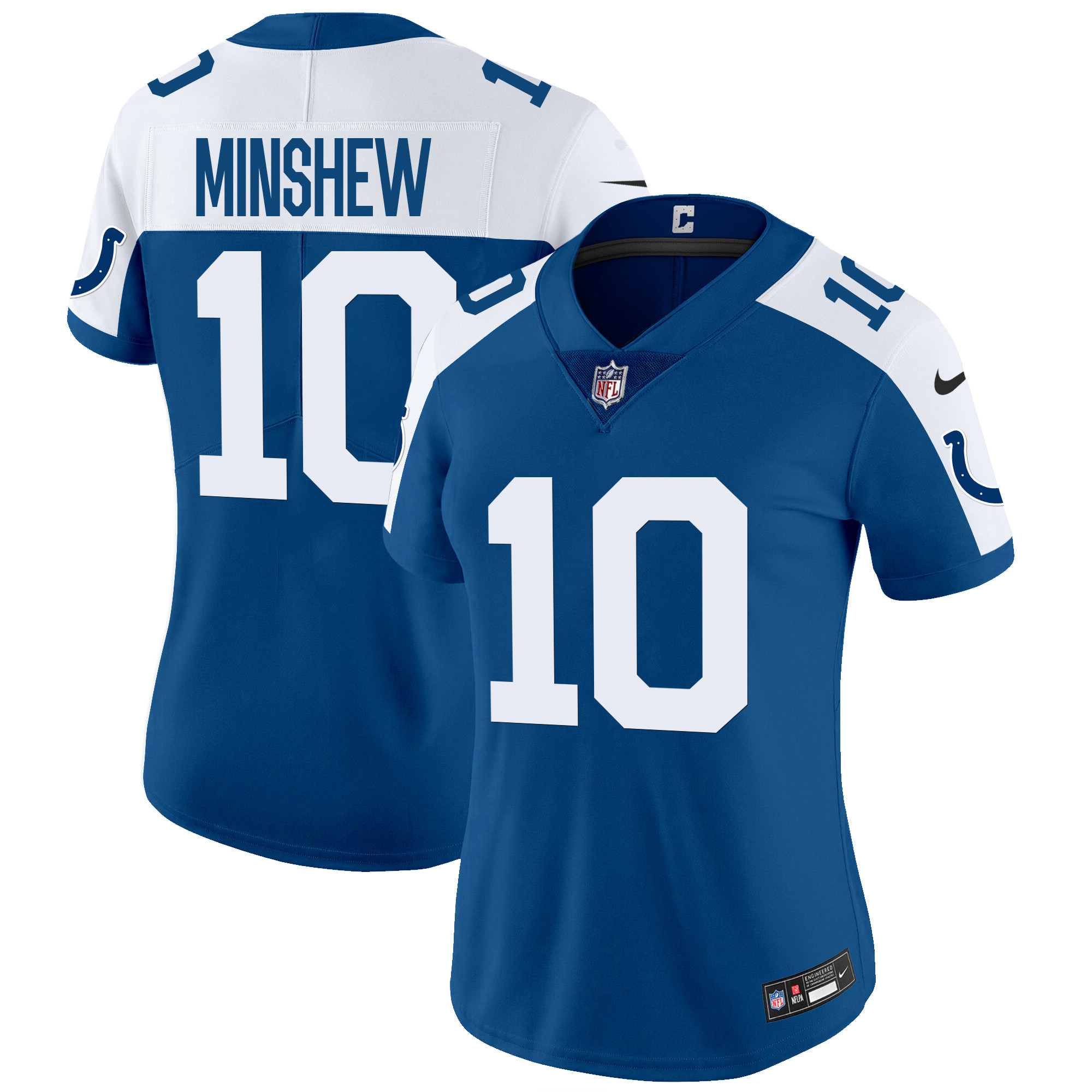 Women's Gardner Minshew Indianapolis Colts Vapor Limited Royal Alternate Jersey - All Stitched