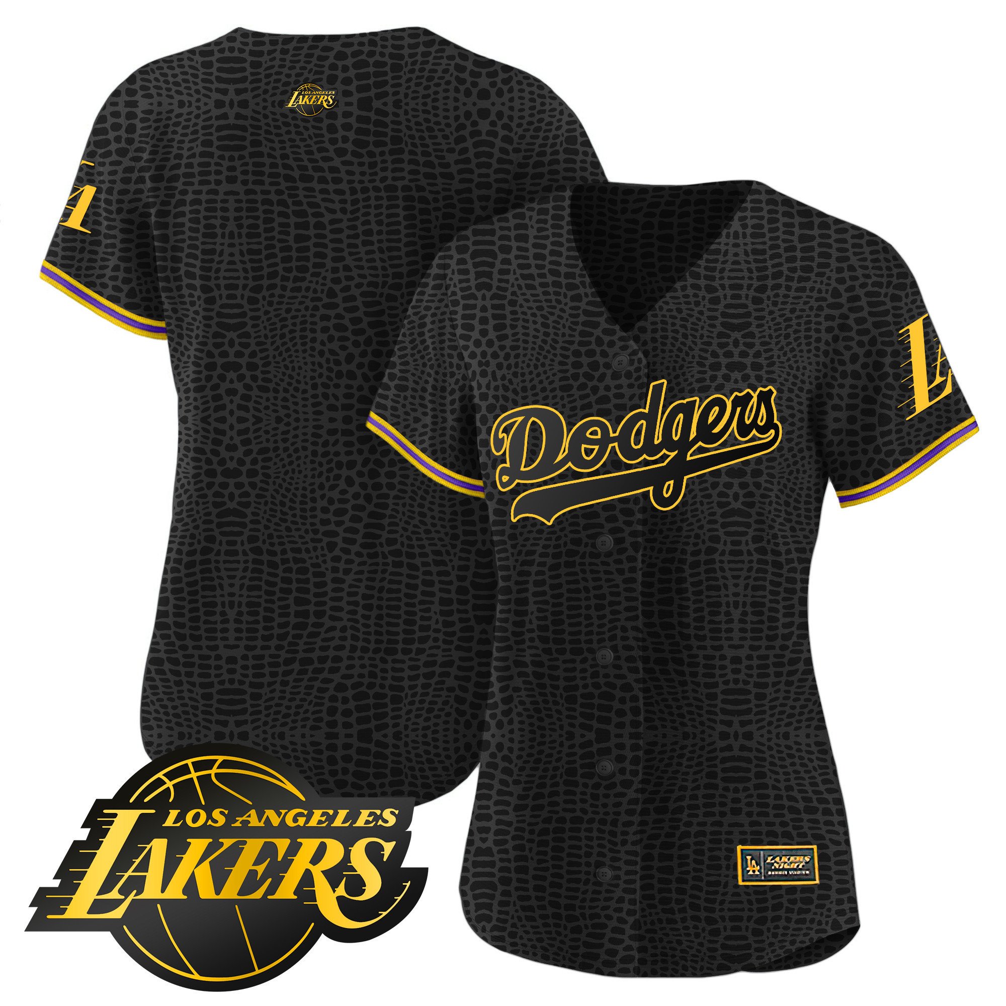 Women's Los Angeles Dodgers Cool Base Mamba Mamba Jersey - All Stitched