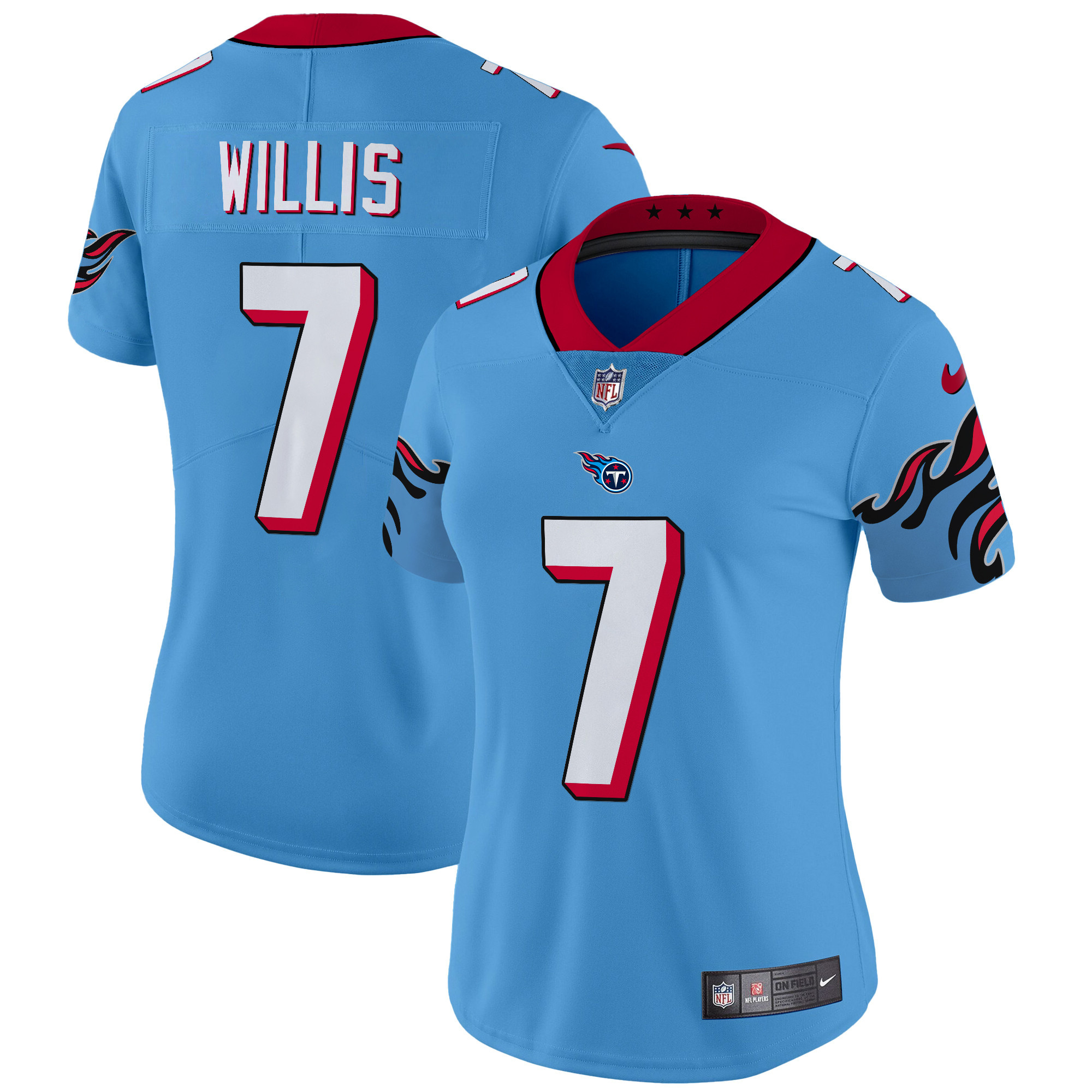 Women's Malik Willis Tennessee Titans Special Vapor Limited Light Blue Jersey - All Stitched