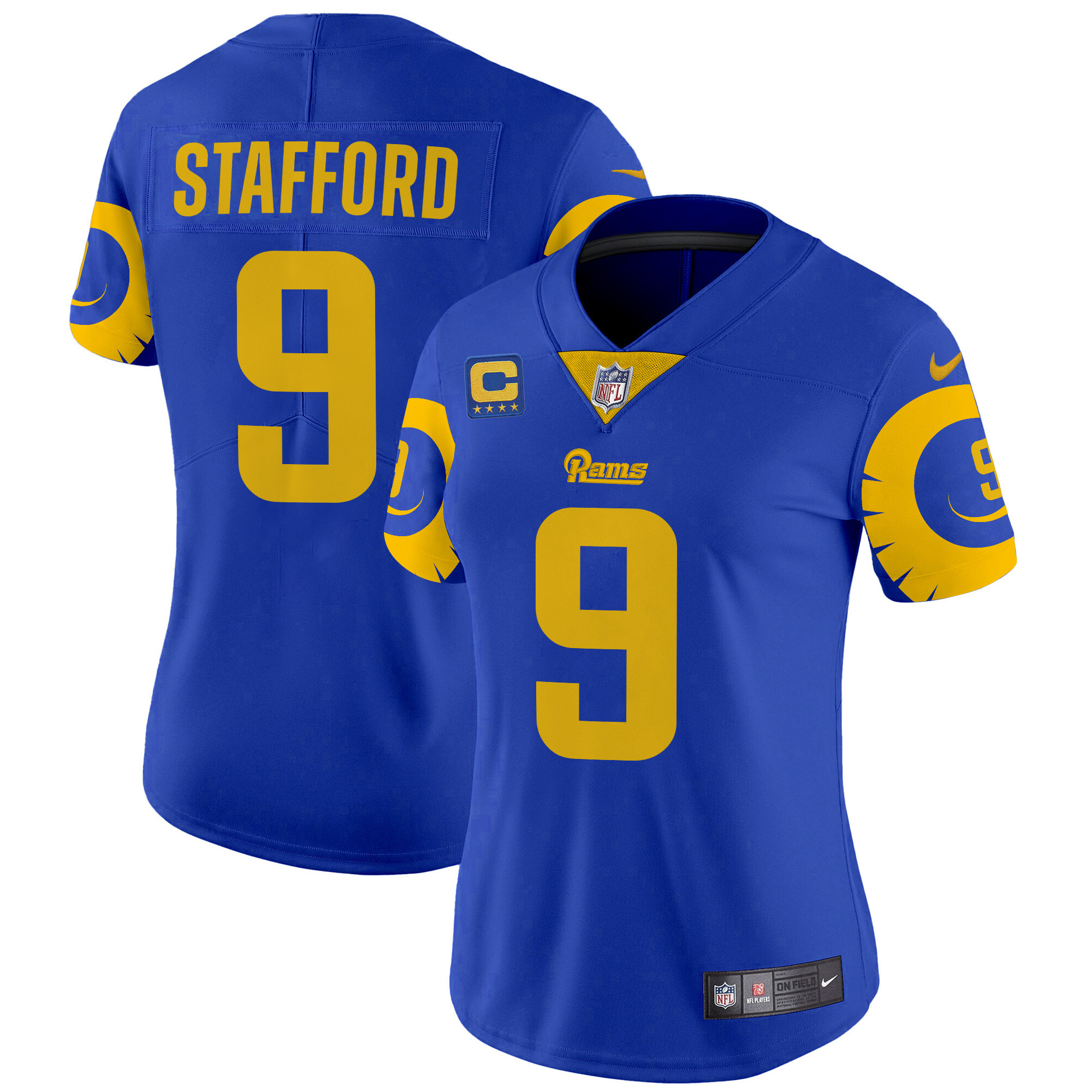 Women's Matthew Stafford Los Angeles Rams Special Vapor Limited Royal Jersey - All Stitched