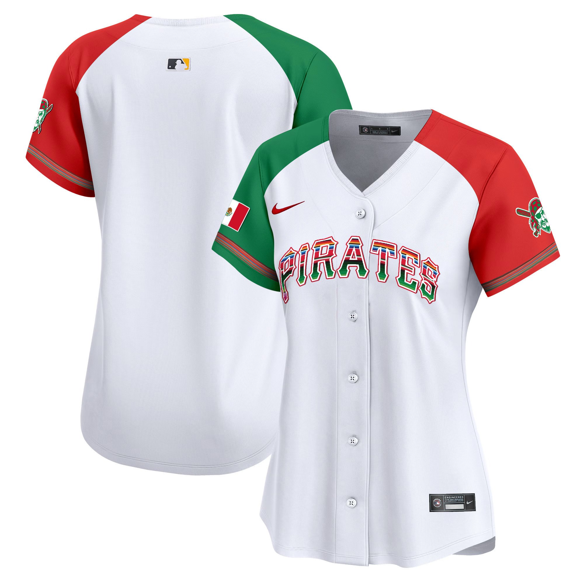 Women's Pittsburgh Pirates Mexico Vapor Premier Limited Alternate Jersey - All Stitched