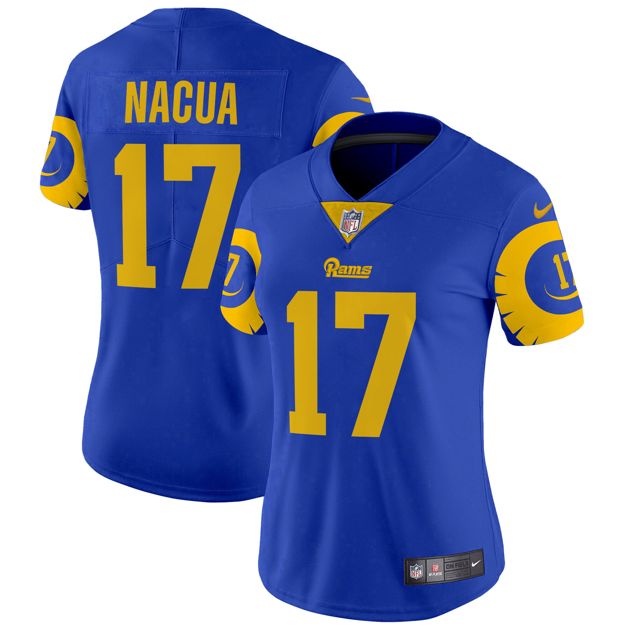 Women's Puka Nacua Los Angeles Rams Special Vapor Limited Royal Jersey - All Stitched