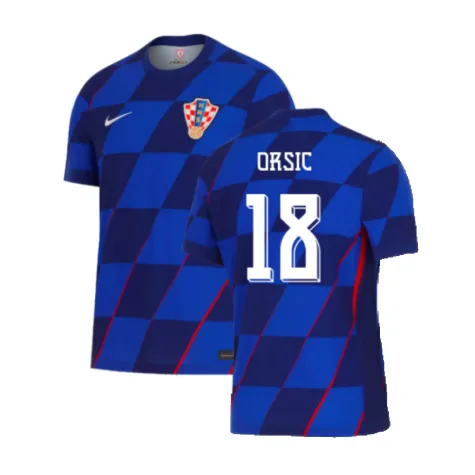 Orsic Men's Croatia 2024 Stadium10624 Away Soccer Jersey