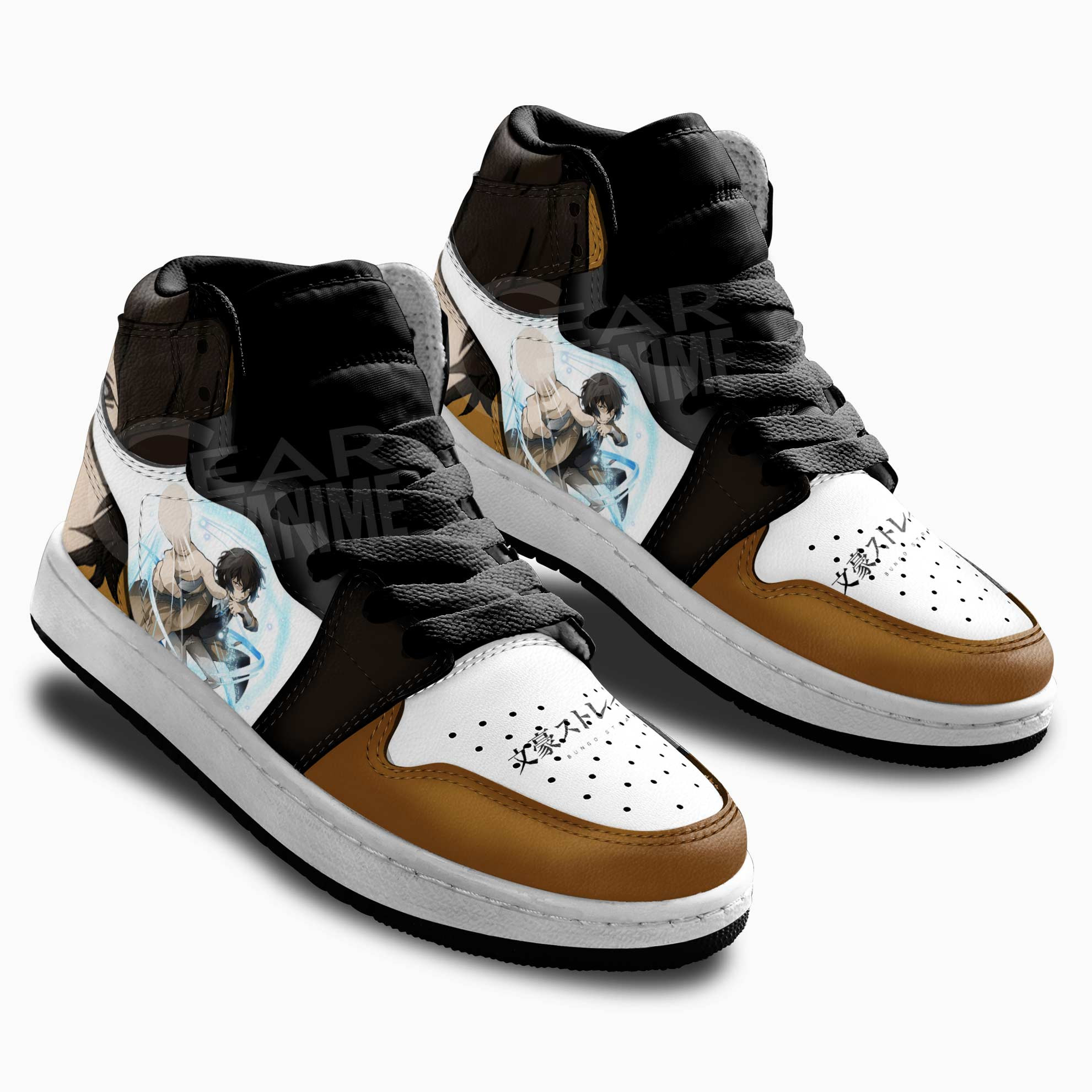 Osamu Dazai Kids Sneakers Bungo Stray Dogs Anime Kids Shoes