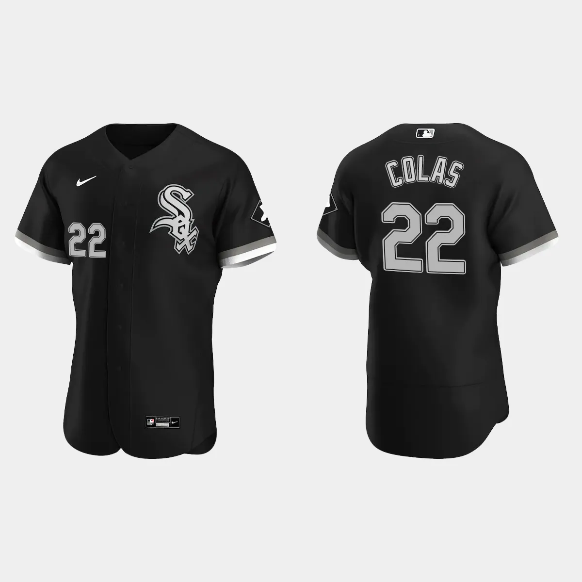 Oscar Colas Chicago White Sox Alternate Jersey - Black