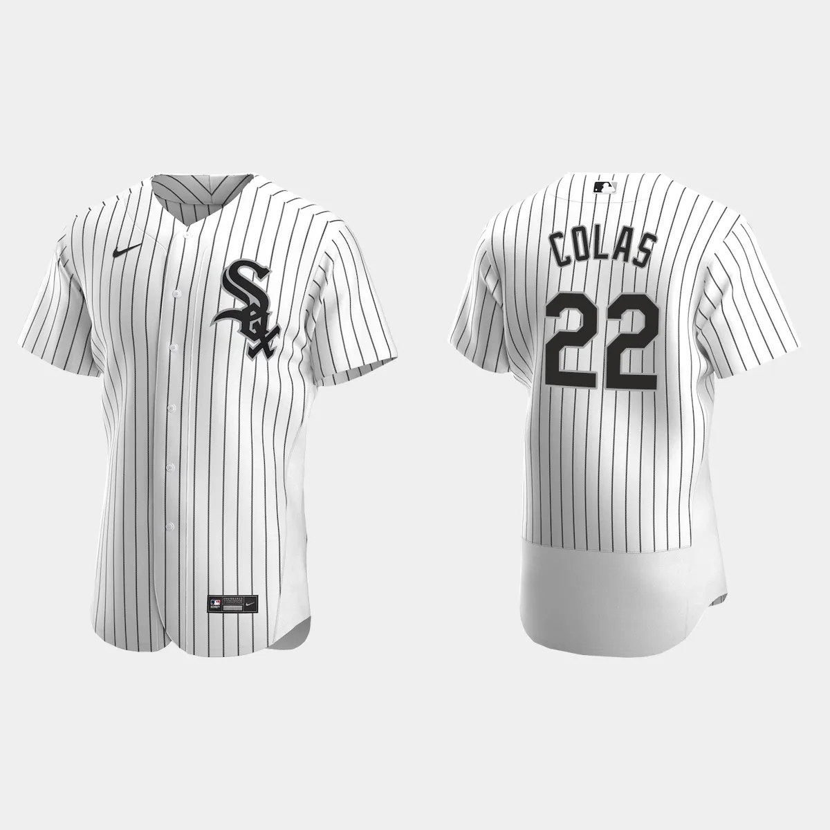 Oscar Colas Chicago White Sox Home Jersey - White
