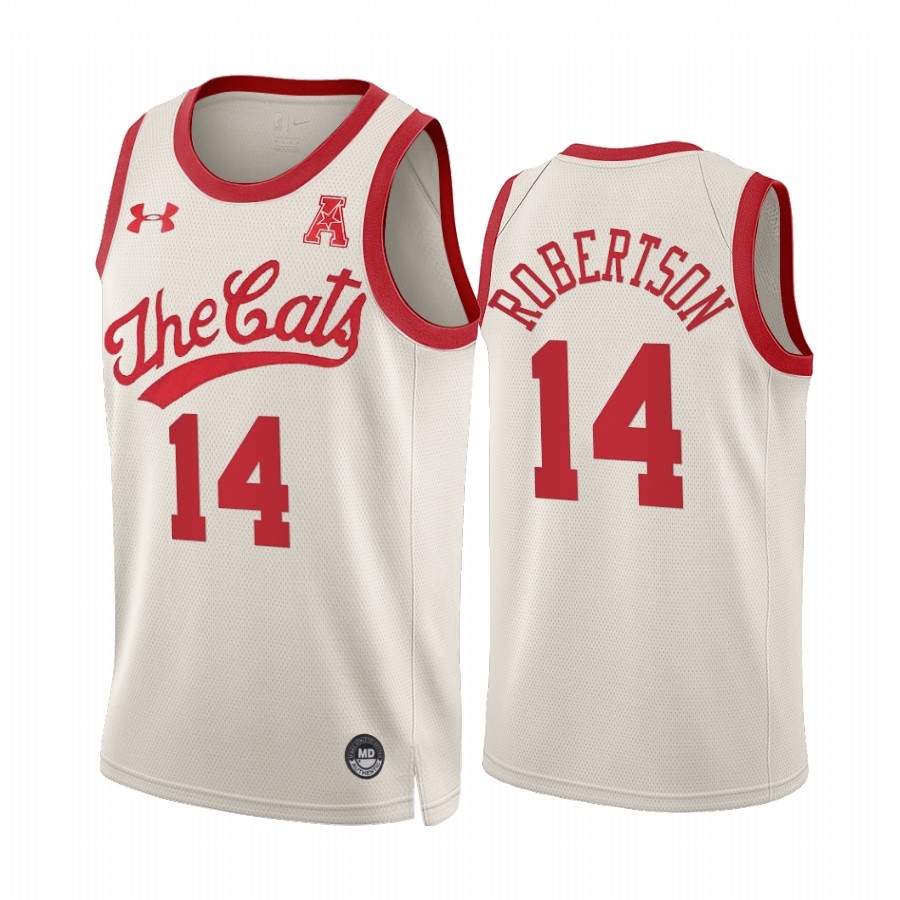 Oscar Robertson Cincinnati Bearcats White Jersey Throwback 70s Alumni
