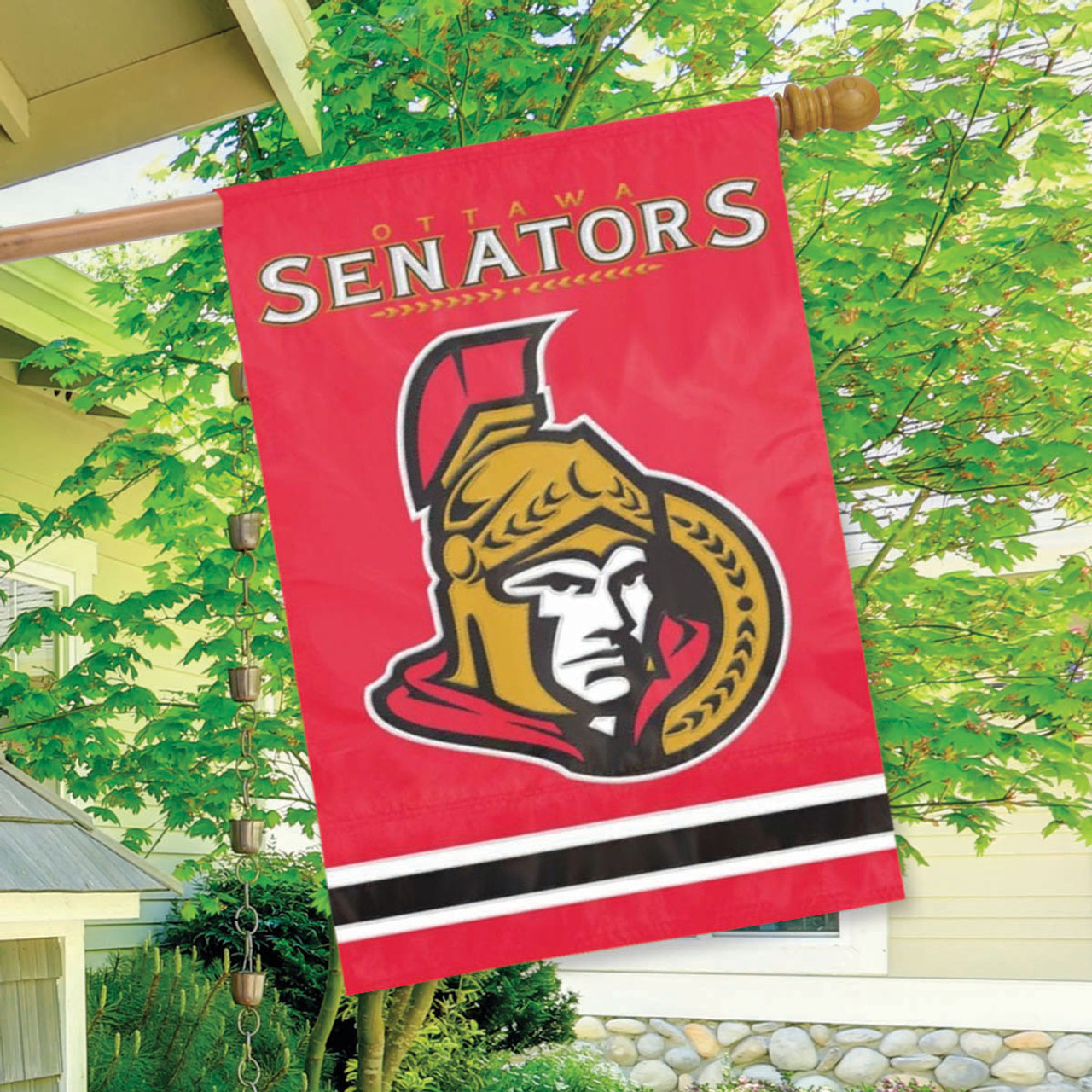 Ottawa Senators Applique & Embroidered Flag NHL Garden Flag, House Flag