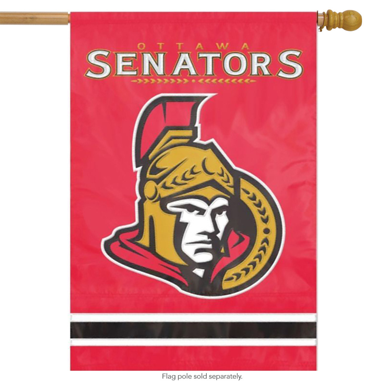Ottawa Senators Applique & Embroidered Flag NHL Garden Flag, House Flag