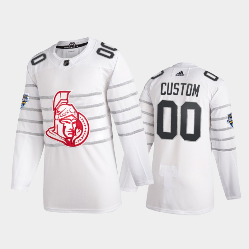 Ottawa Senators Custom #00 2020 NHL All-Star Game White Jersey