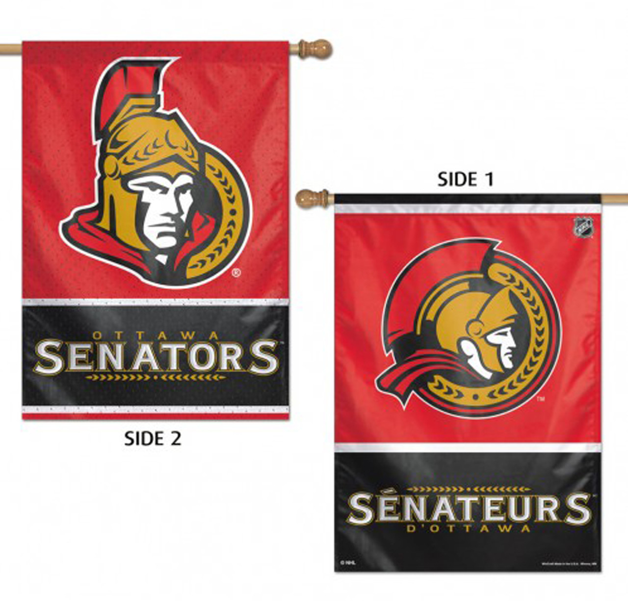 Ottawa Senators NHL 2 Sided Garden Flag, House Flag