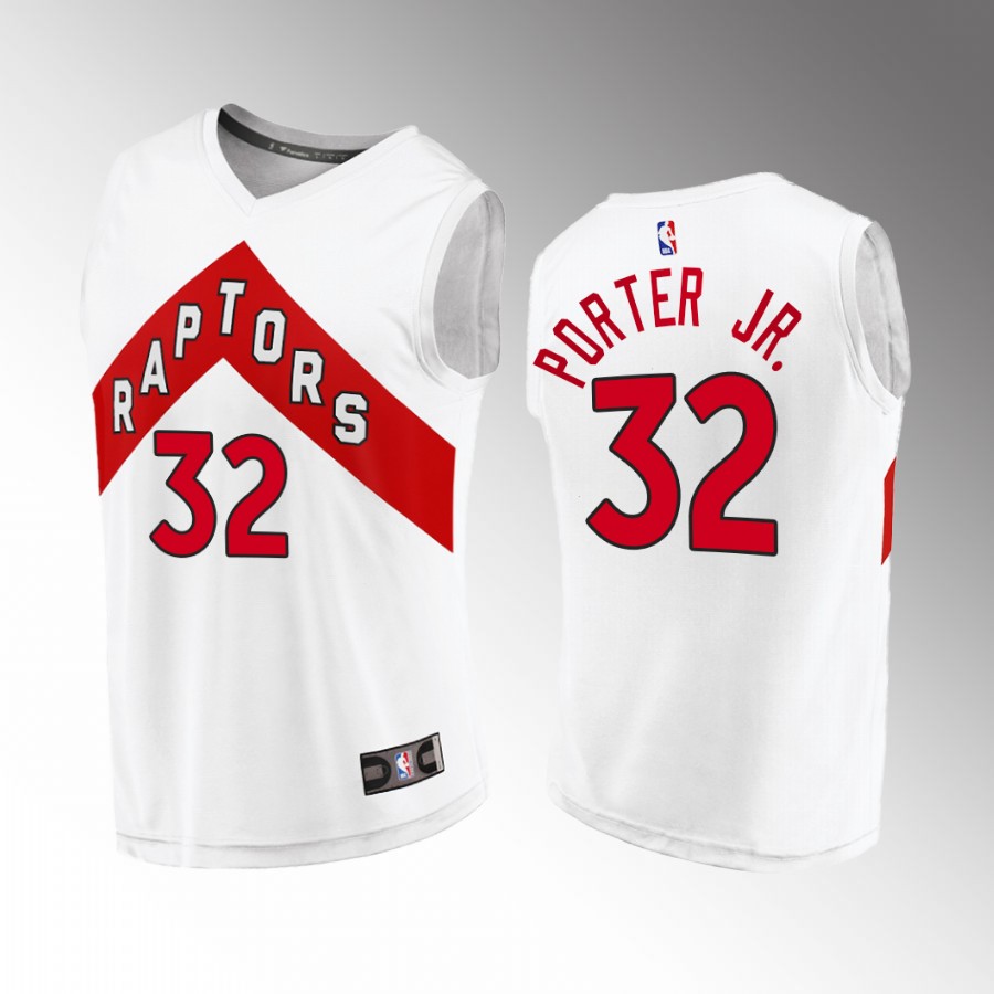 Otto Porter Jr. Raptors #32 White Jersey Fast Break 2022-23 Association