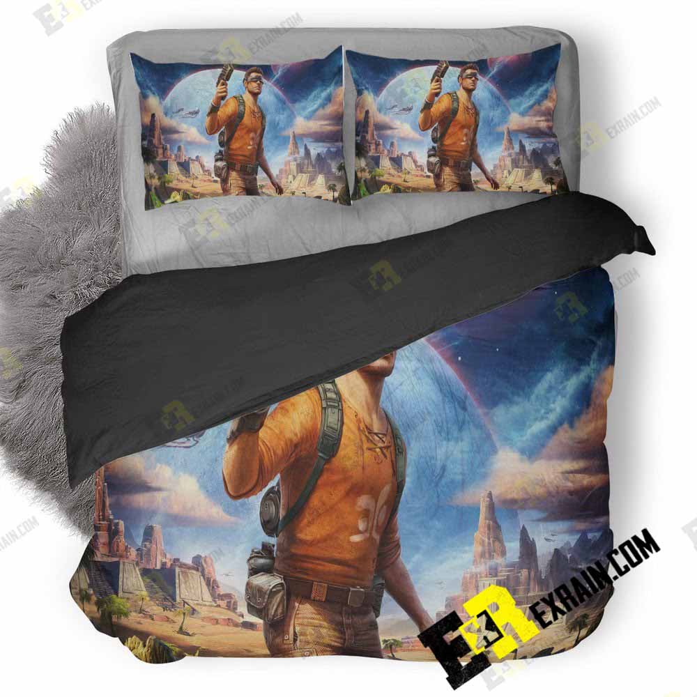Outcast Second Contact Po 3D Customized Duvet Cover Bedding Set