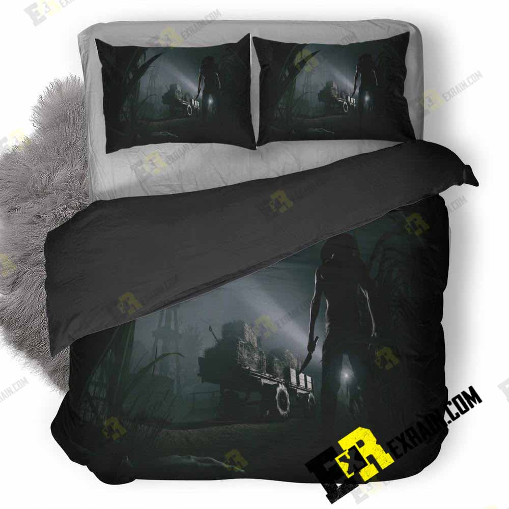 Outlast Video Game Qhd 3D Customized Duvet Cover Bedding Set