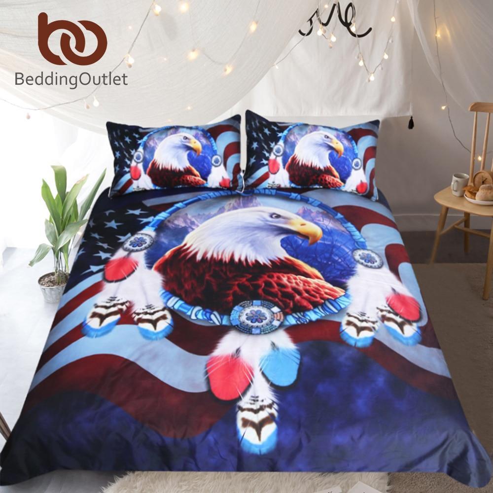 Outlet Eagle 3D Duvet Cover Bedding Set