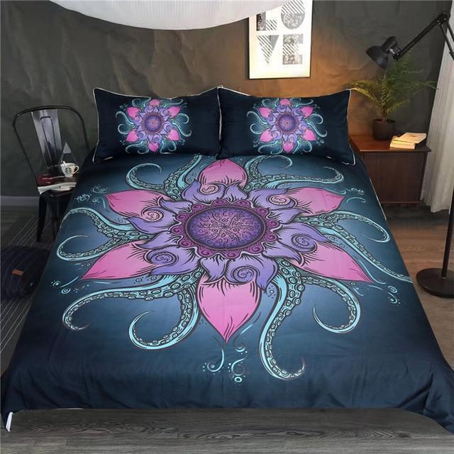 Outlet Octopus Duvet Cover Bedding Set