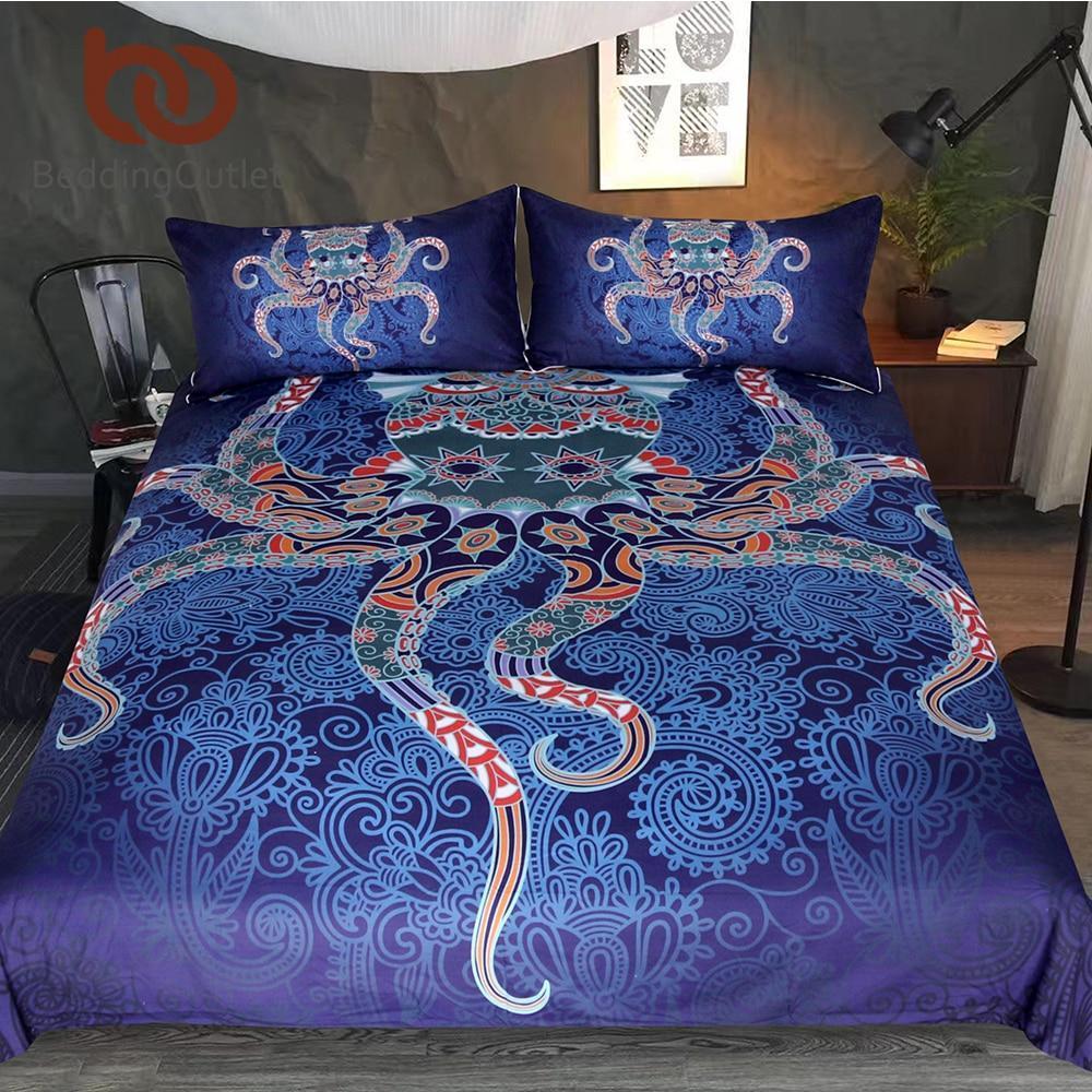 Outlet Octopus Eye Ethnic Mandala Bed Cover Duvet Cover Bedding Set