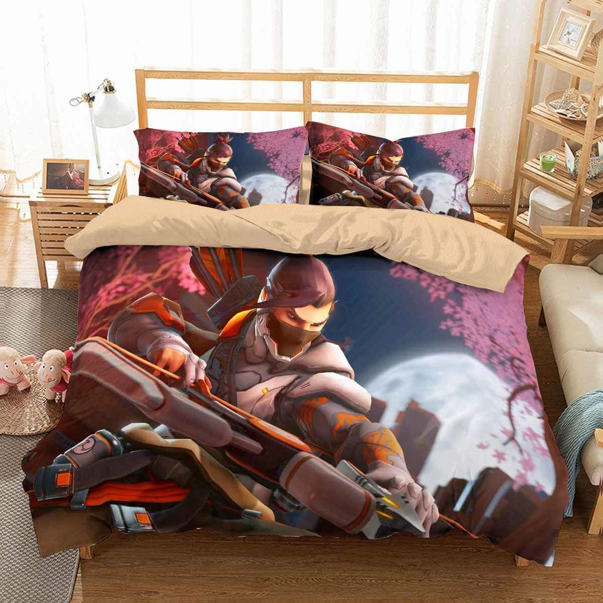 Overwatch 11 3D Customized Duvet Cover Bedding Set
