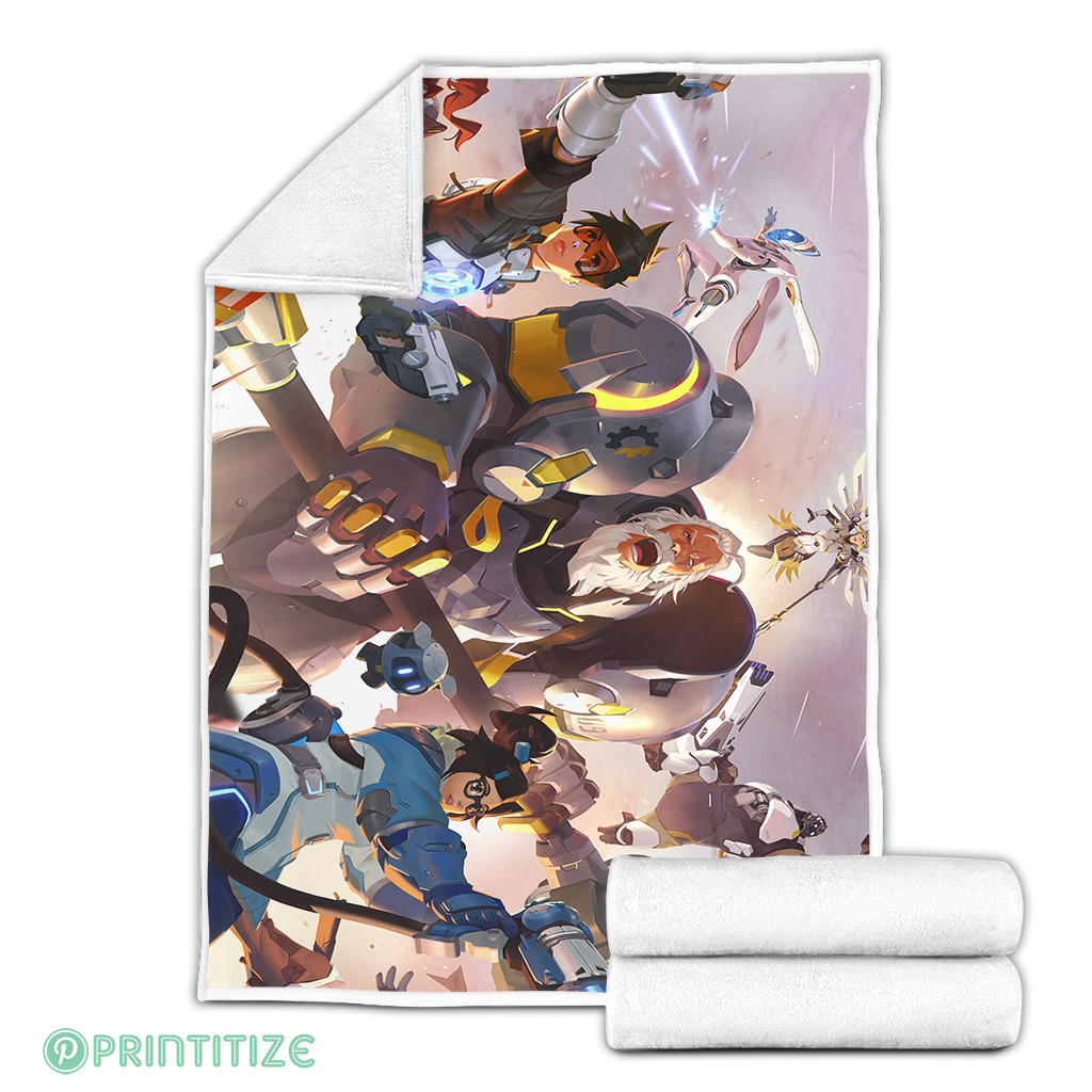 Overwatch 2 Concept Art Fleece Blanket