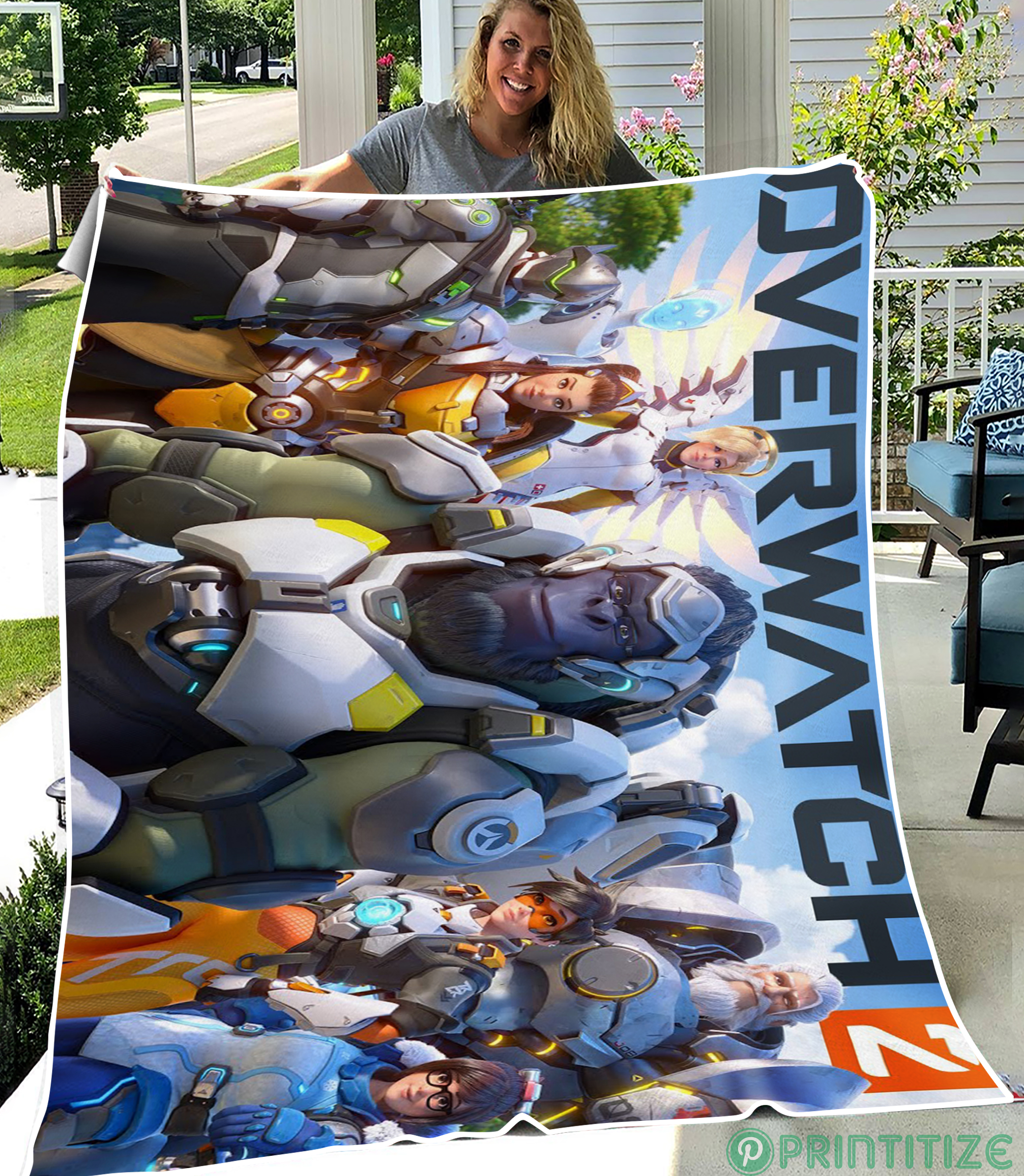 Overwatch 2 Fleece Blanket