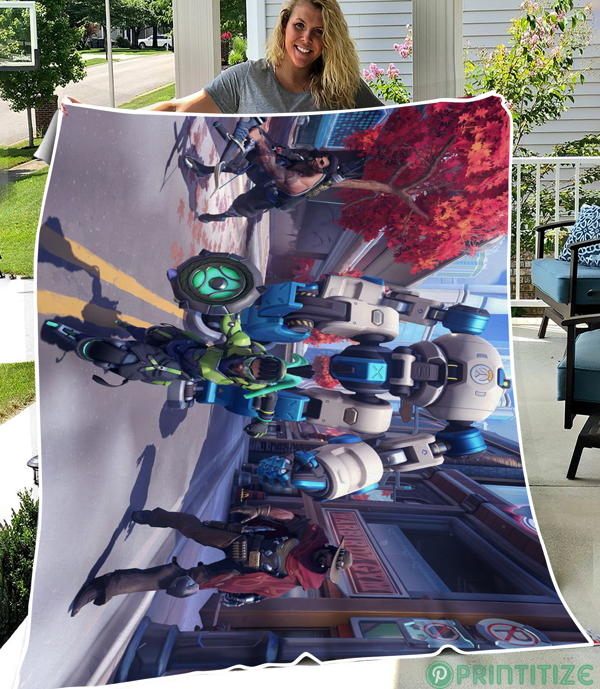 Overwatch 2 Out Fleece Blanket